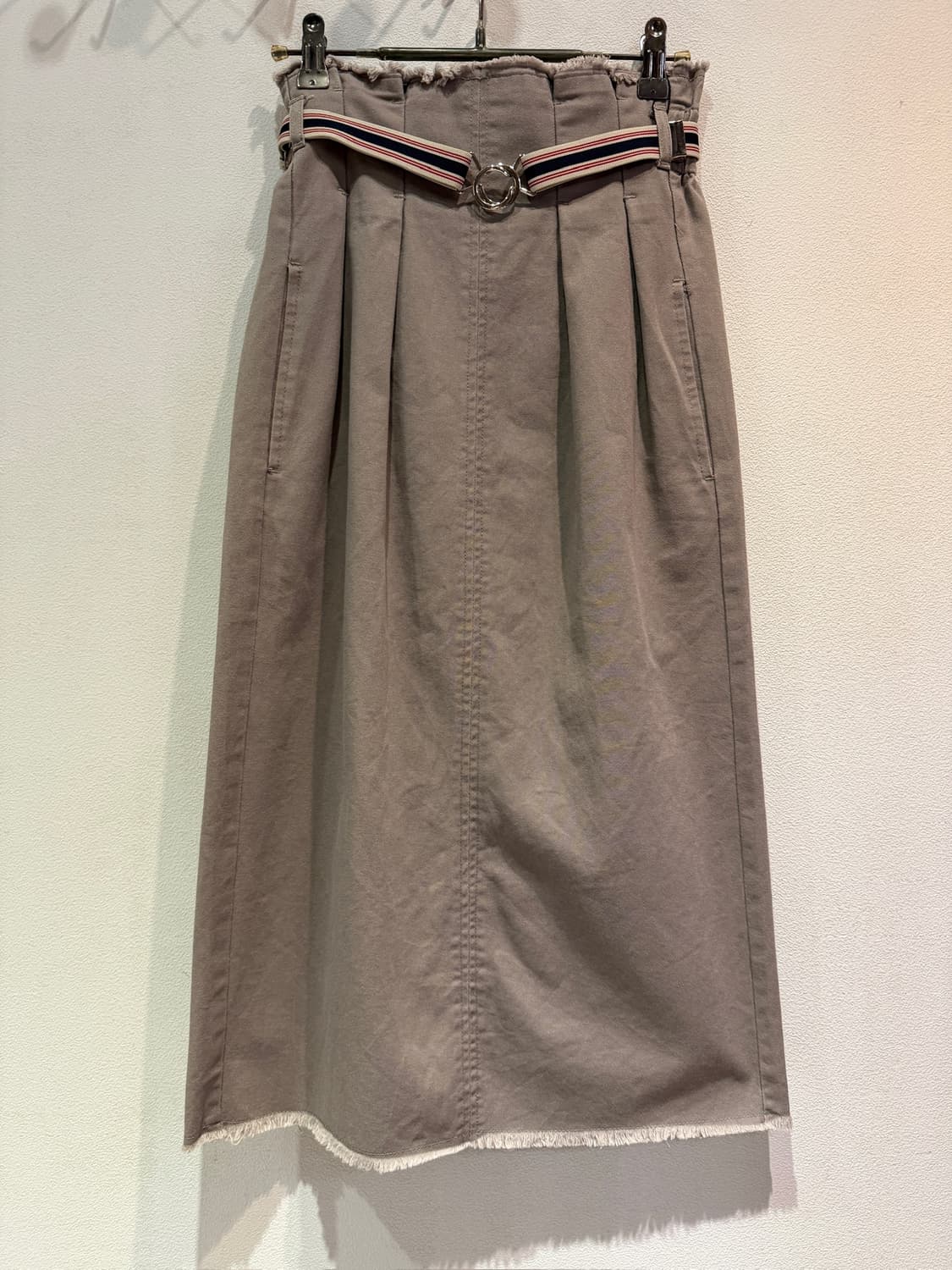 As Know As Belted Cotton Long Skirt 상품이미지1