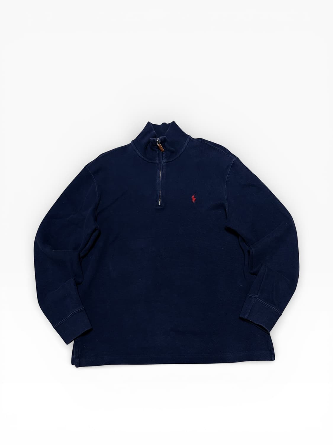 폴로 랄프로렌 레드포니 코튼 네이비 반집업  상품이미지1
