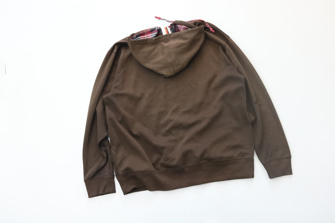 B-ONE-SOUL 비원소울 그래피티 로고 체크 후드 집업 (XL) 상품이미지7