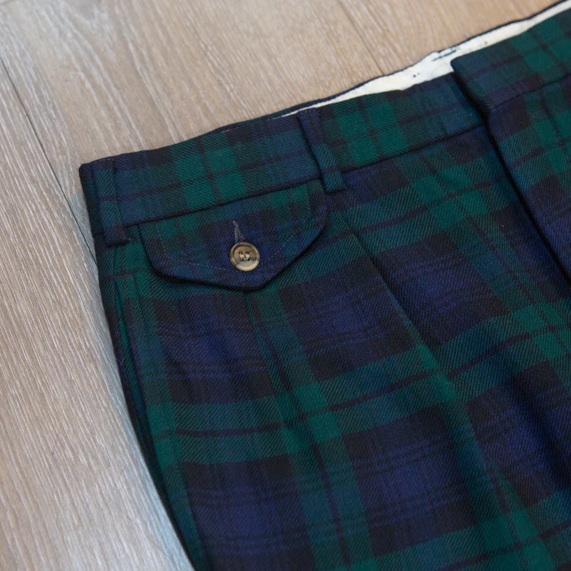 [Rare] 60s Hudson's 블랙와치 타탄 울 트라우저 상품이미지2