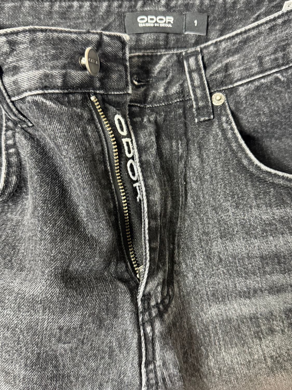 오도어 나스 데님 블랙 사이즈1 상품이미지3