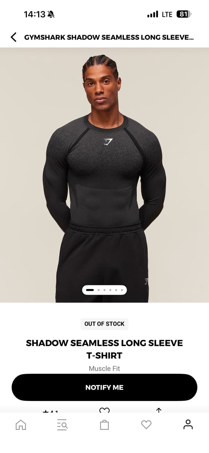 짐샤크 쉐도우 심리스 상품이미지2