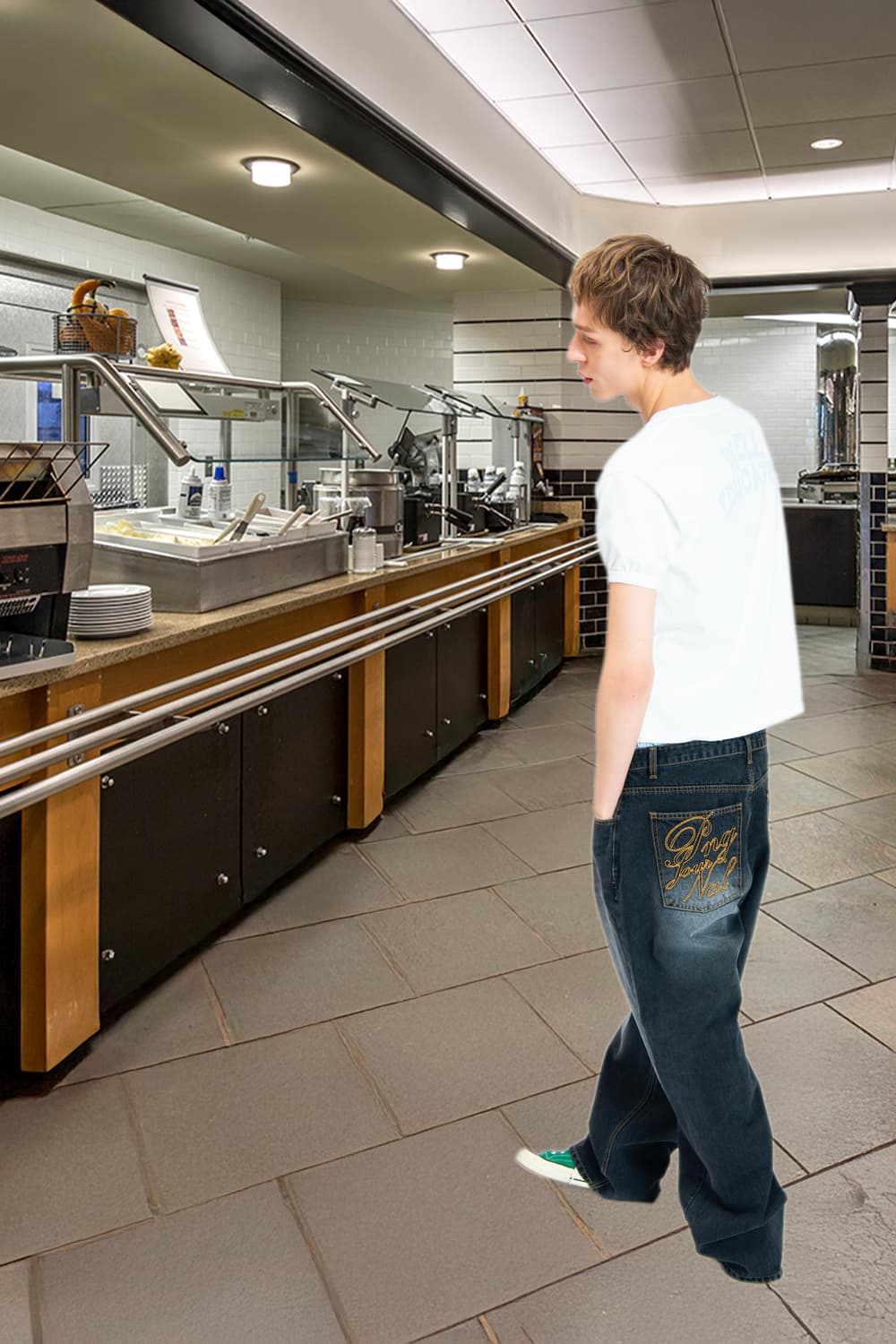 ACADEMIA DENIM PANTS BLACK 2 SIZE 상품이미지4