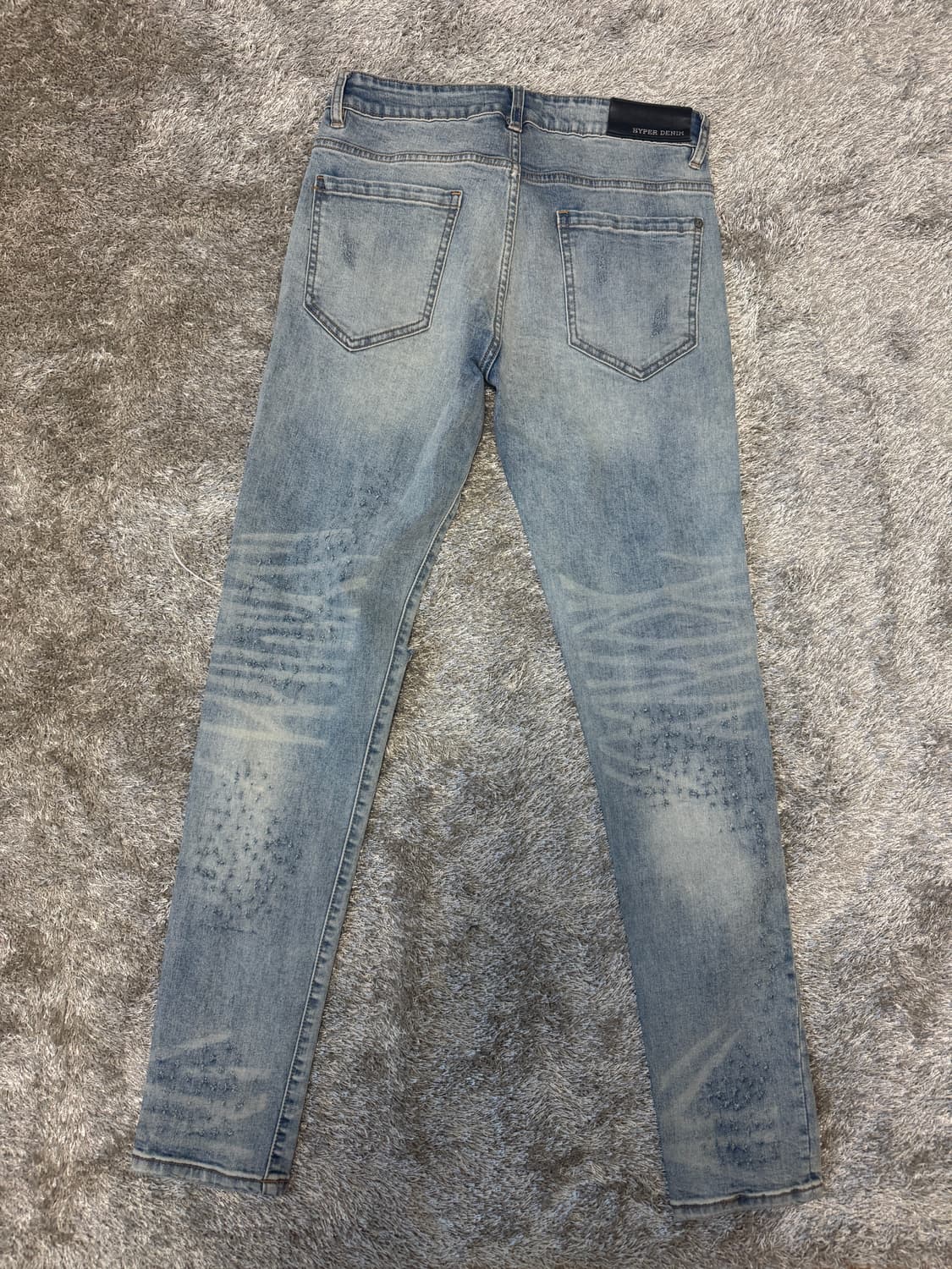 하이퍼데님 라이트블루 Slit Jean 상품이미지2