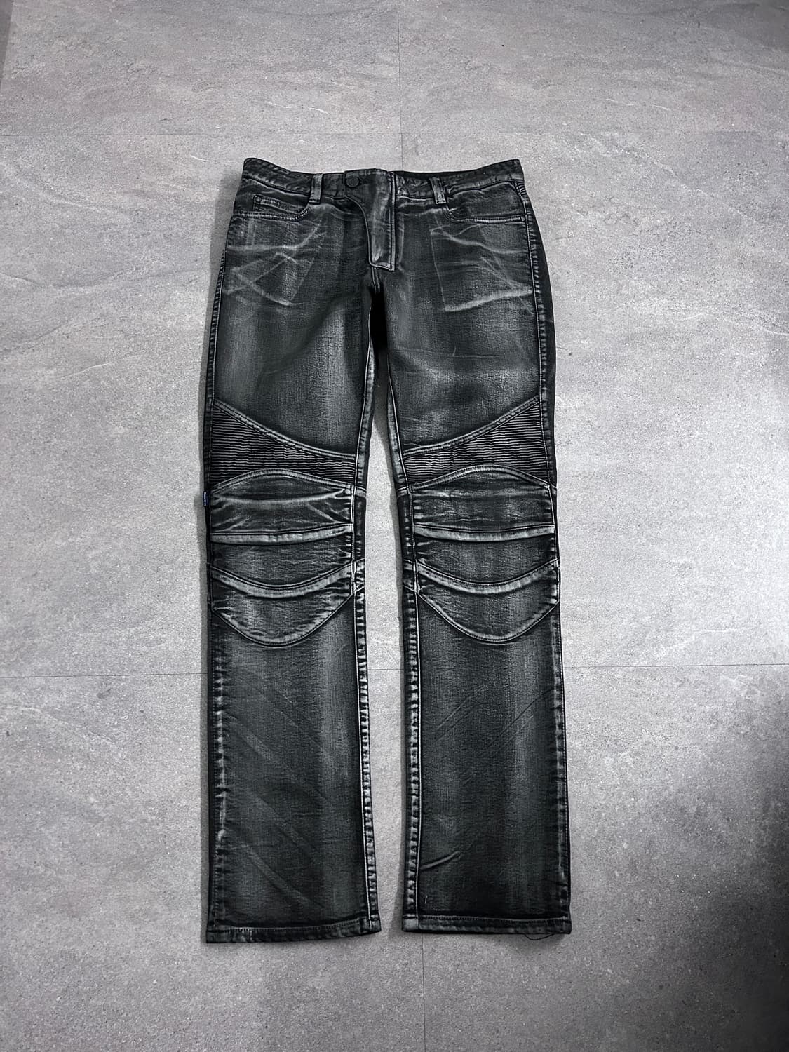 하드 코팅 바이커 데님 팬츠 상품이미지3