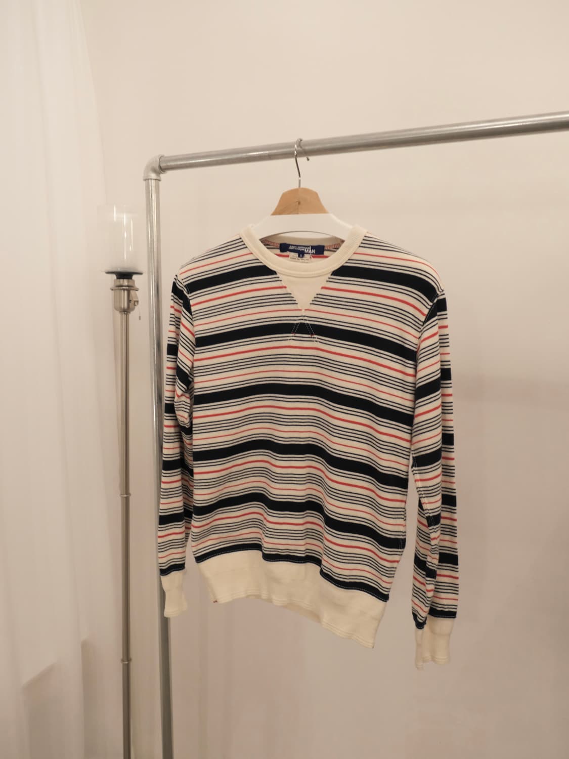 준야 와타나베 스트라이프 스웨트 셔츠 상품이미지1