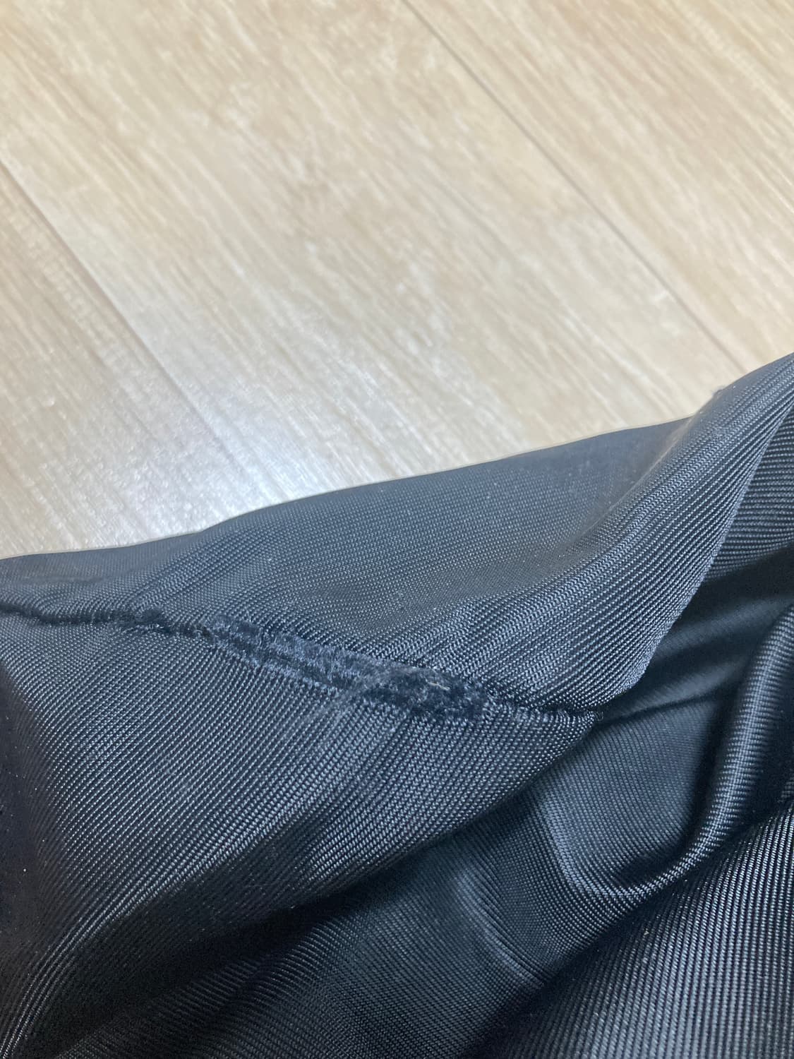 나일론 보부상백 검정 토트백 크로스백 상품이미지4