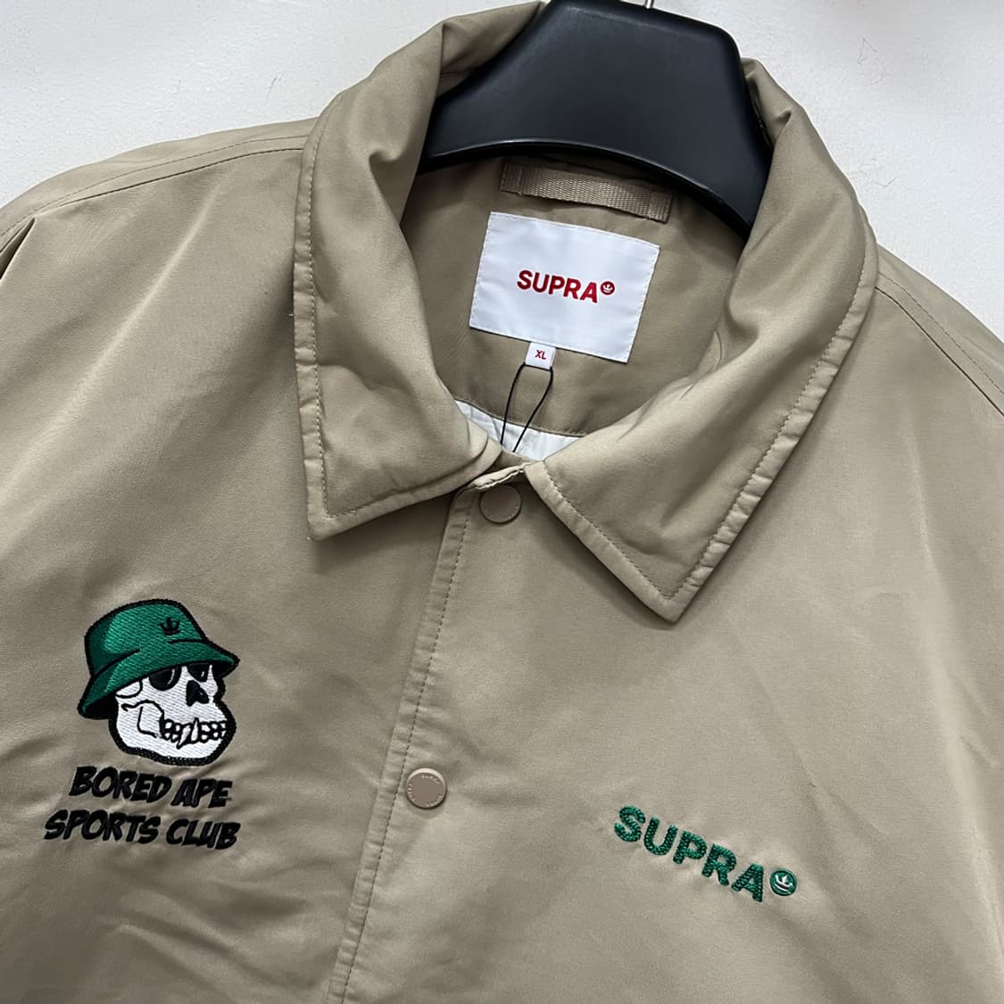 SUPRA 수프라 x BAYC 누빔 코치 자켓 XL 상품이미지4