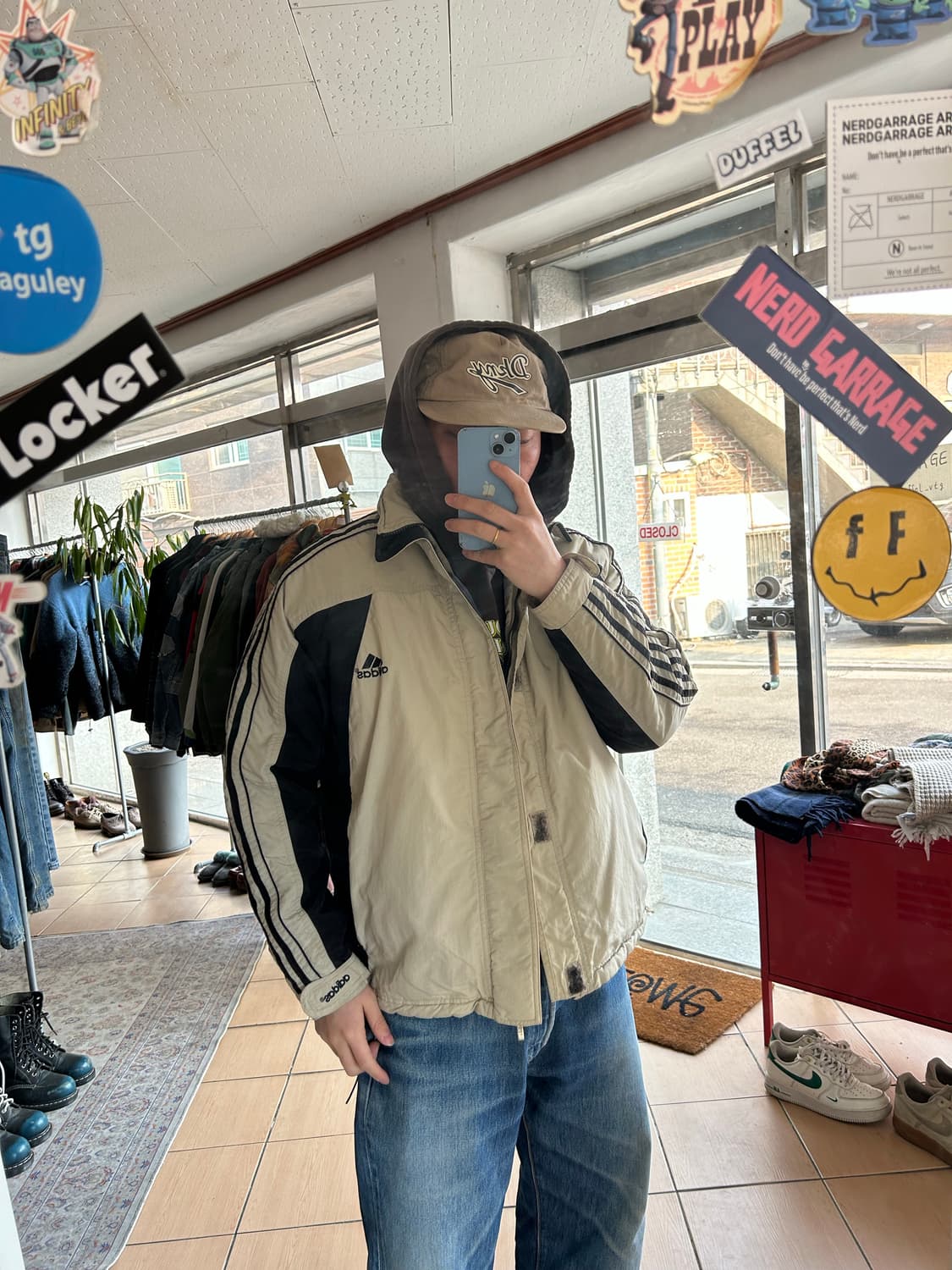 80-90’s 올드 아디다스 윈드브레이커 상품이미지1