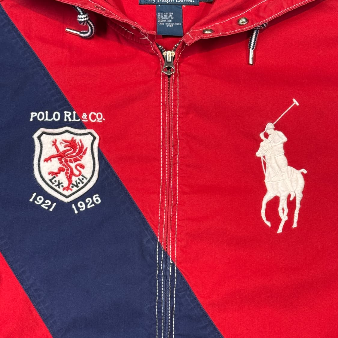 M) 폴로 랄프로렌 빅포니 코튼 후드 자켓 상품이미지3