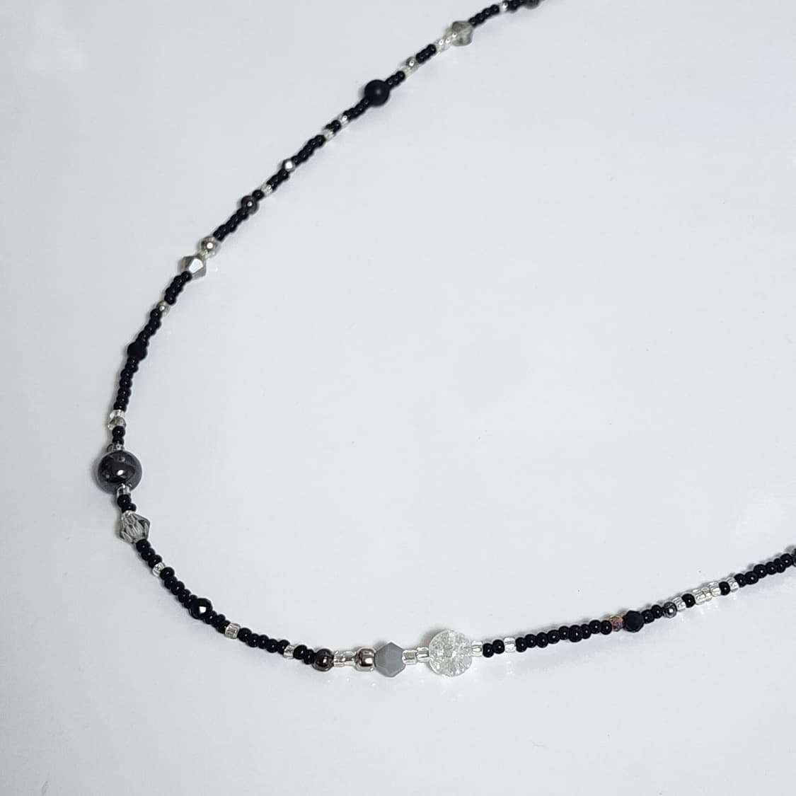 남자 원석 크리스탈 볼 목걸이 상품이미지2