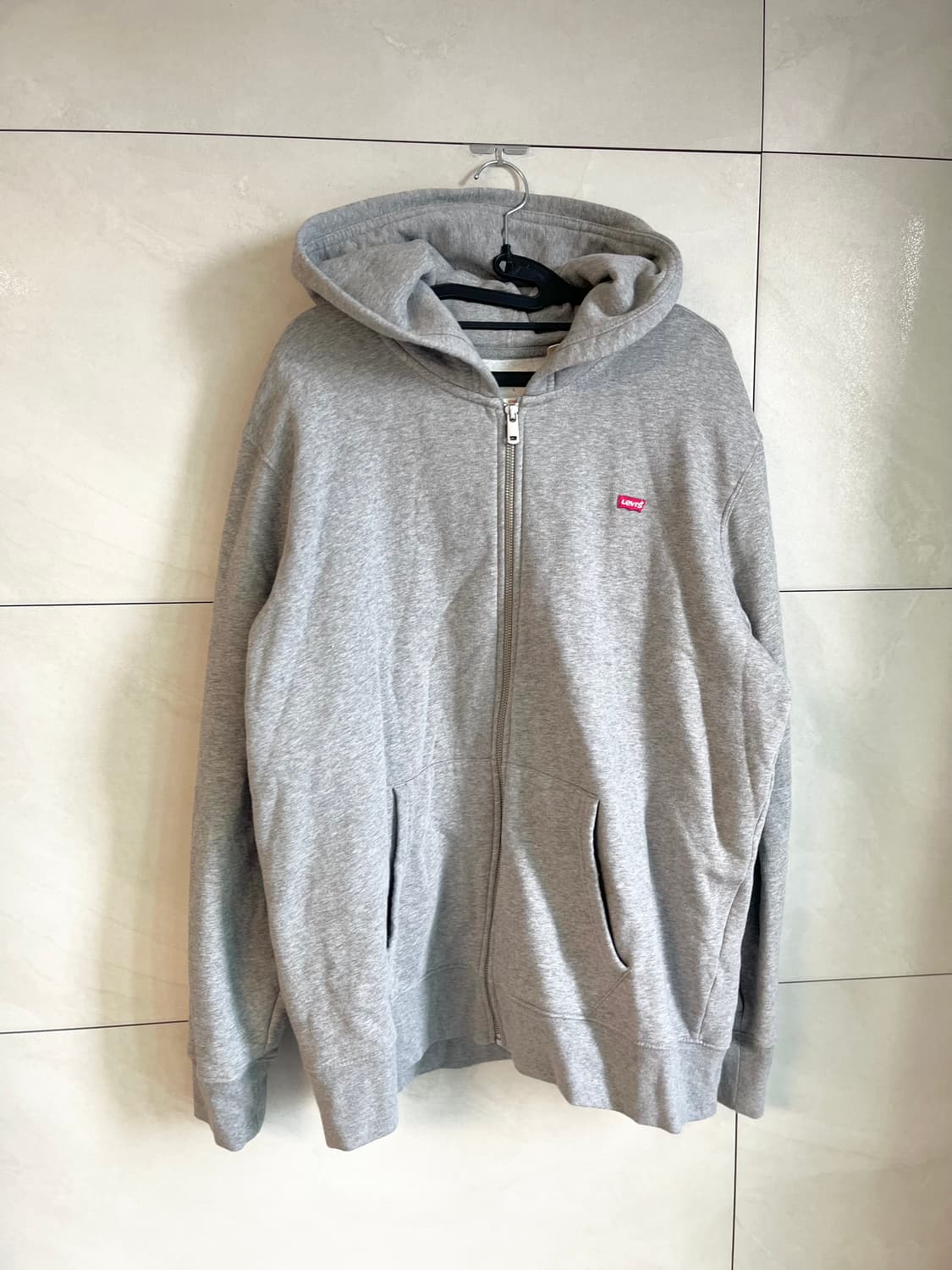 리바이스 파워정품 후드집업 그레이 (L size)  상품이미지3