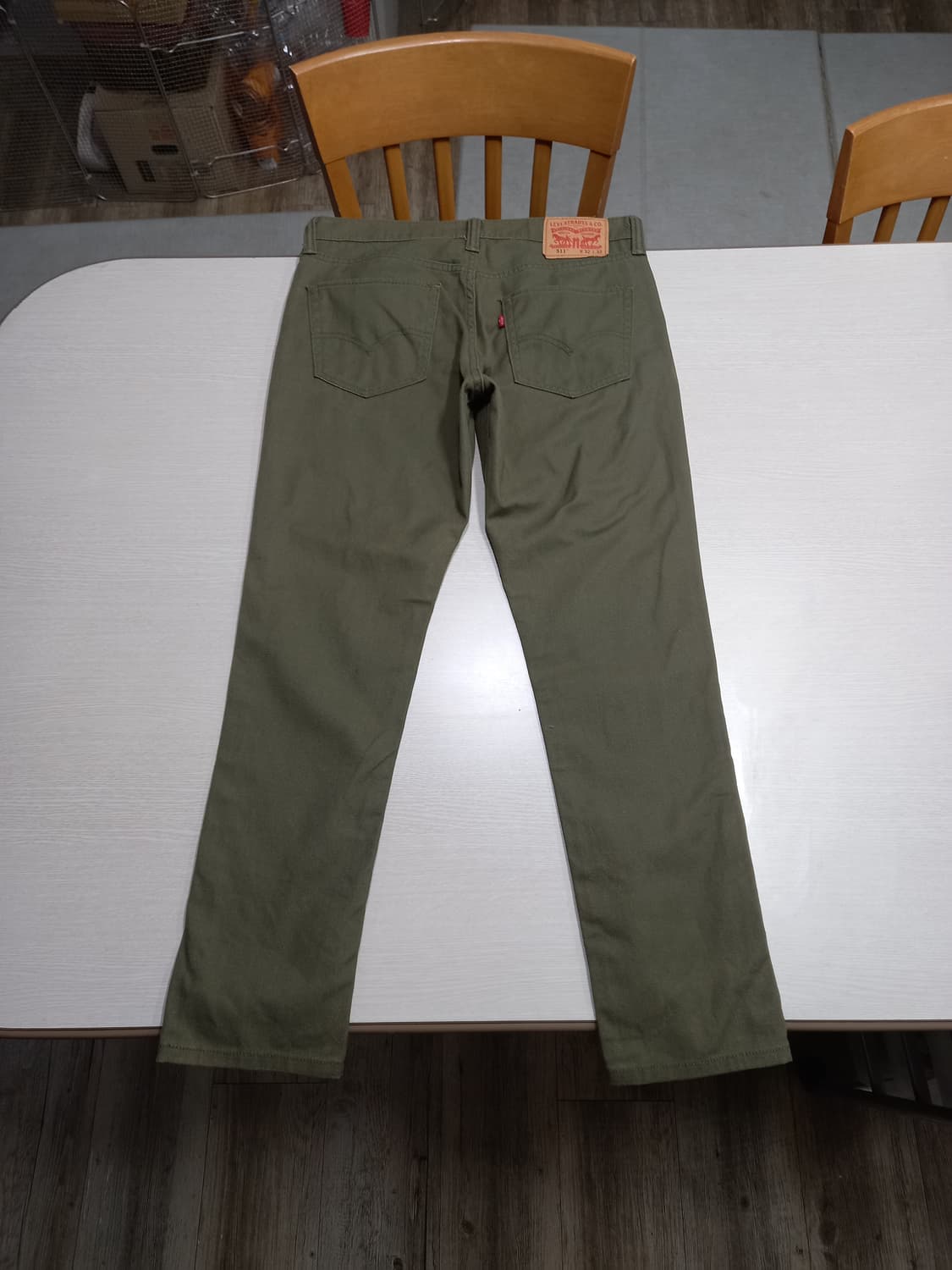 32 리바이스511 스판 슬림일자 치노 카키 32-321 상품이미지2