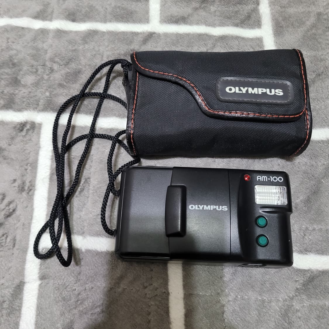 올림푸스 AM-100 필름카메라(A) + 케이스 부품용 상품이미지1