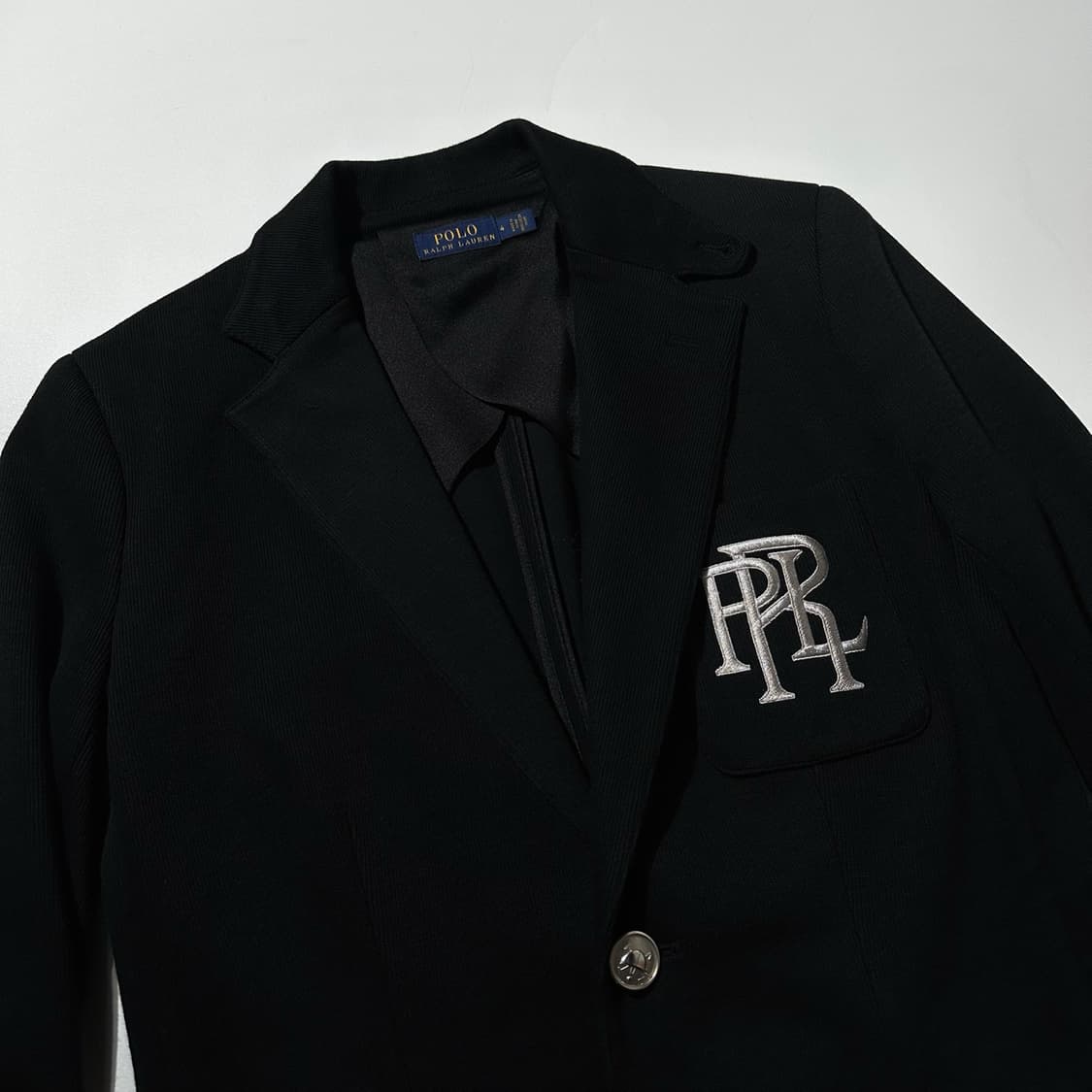 폴로 랄프로렌 크레스트 로고 포켓 은장 버튼 싱글 2B 블레이저 자켓  상품이미지4