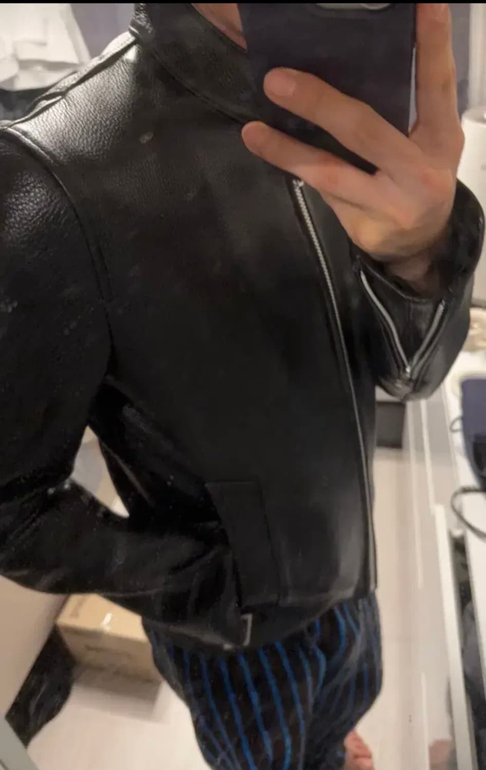 어반스터프 소가죽 레더자켓m 상품이미지2