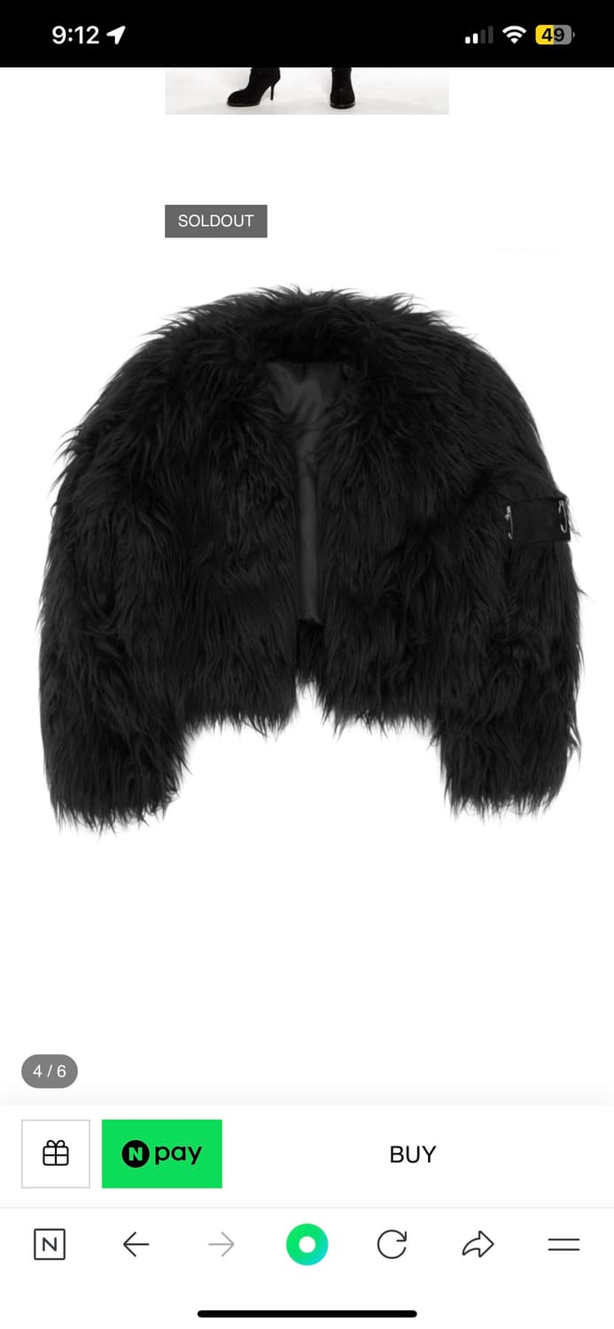 604서비스 FUR JACKET WITH ARMY PATCH 퍼자켓 상품이미지5