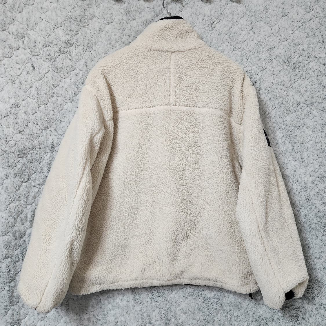 H383 [XL] 커버낫 양면 뽀글이 패딩 점퍼
 상품이미지5