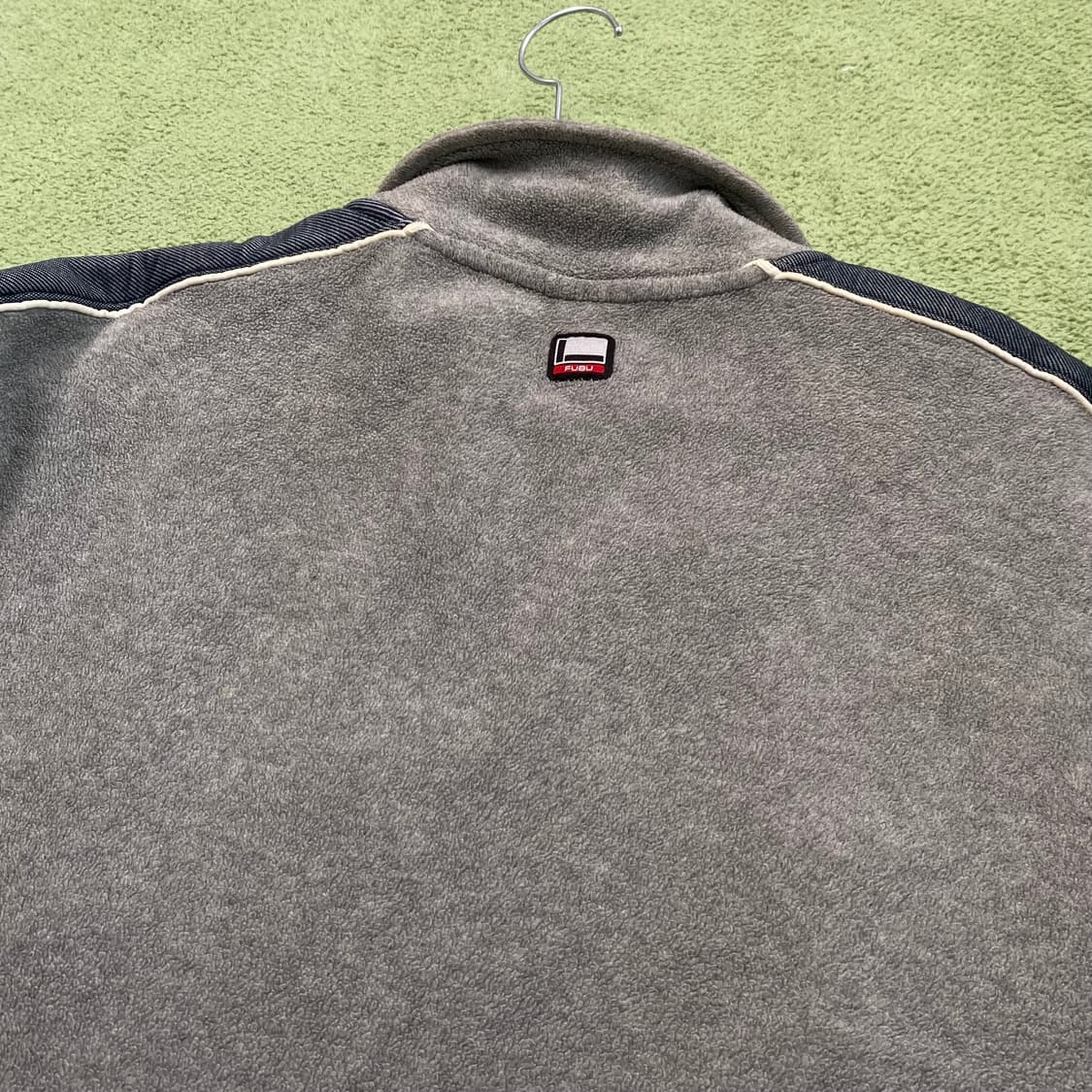 FUBU 푸부 그레이 반집업 후리스  상품이미지5