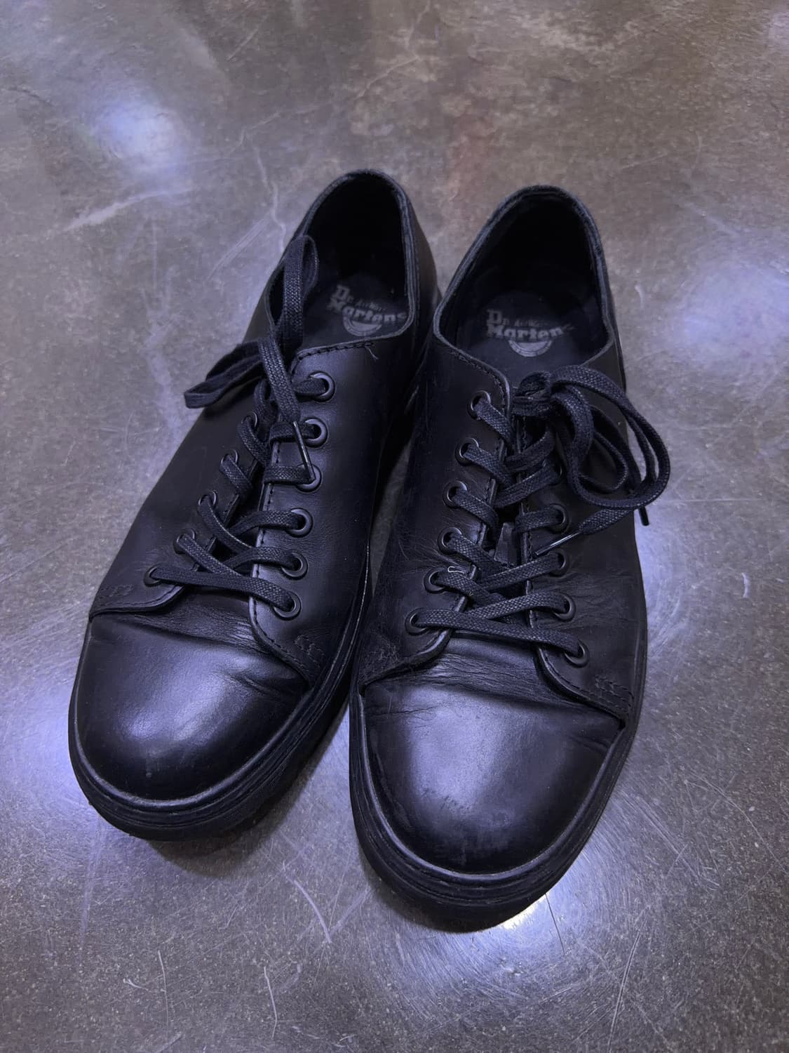 닥터마틴 블랙 레더 스니커즈 운동화 270 상품이미지2