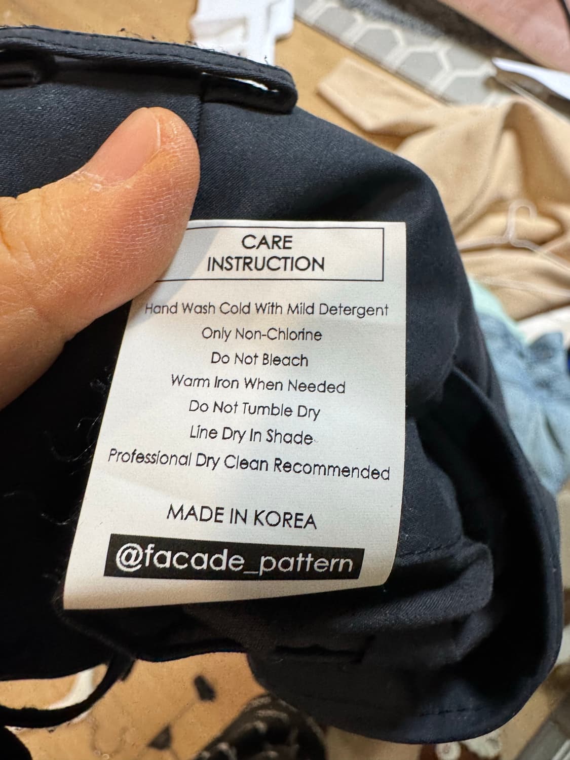 파사드패턴 코튼 팬츠 상품이미지5