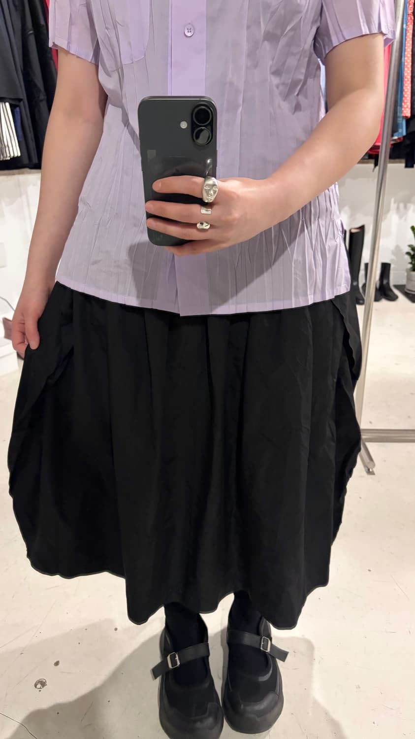 Gathered Ruffle Panel Skirt 상품이미지9