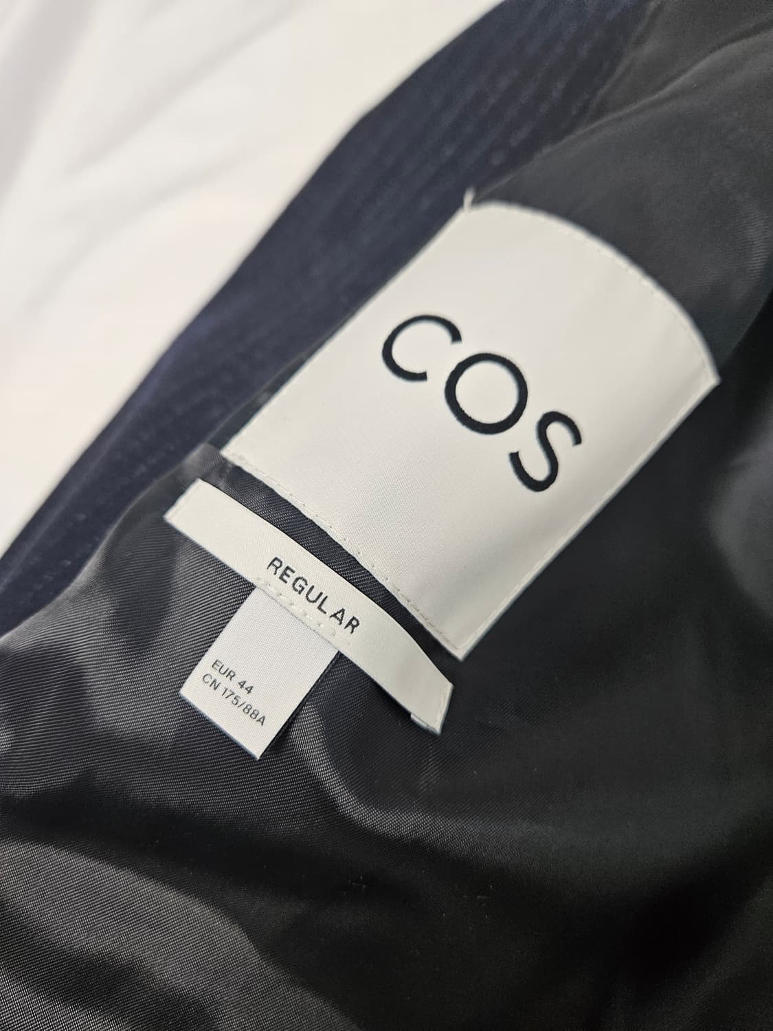 COS 코스 신형 옴므 블레이저 스프라이프 인테스프라 이탈리아 정장 S 상품이미지4