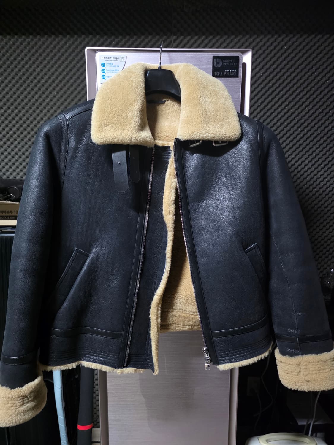 이로 IRO 양가죽 무스탕 자켓 95 S 판매합니다 상품이미지6