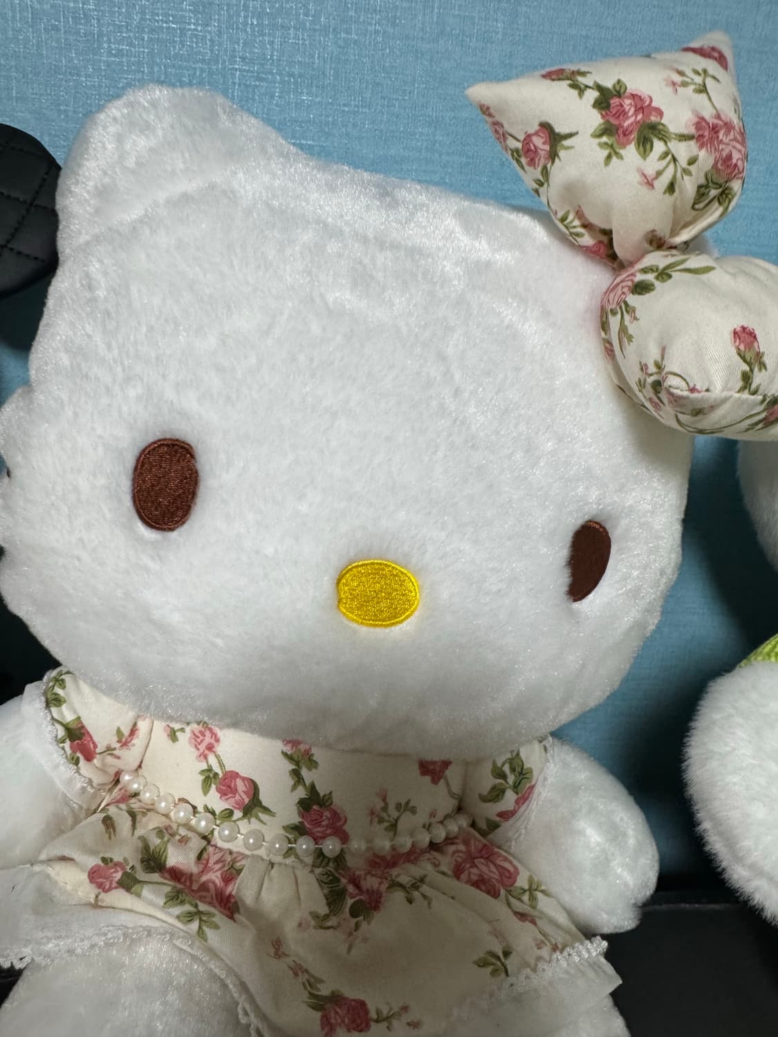 귀여운 헬로키티 플라워 리본인형 택있음 상품이미지5