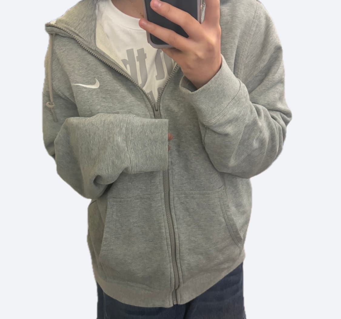 🩶나이키 스우시 그레이 후드집업🩶 상품이미지3