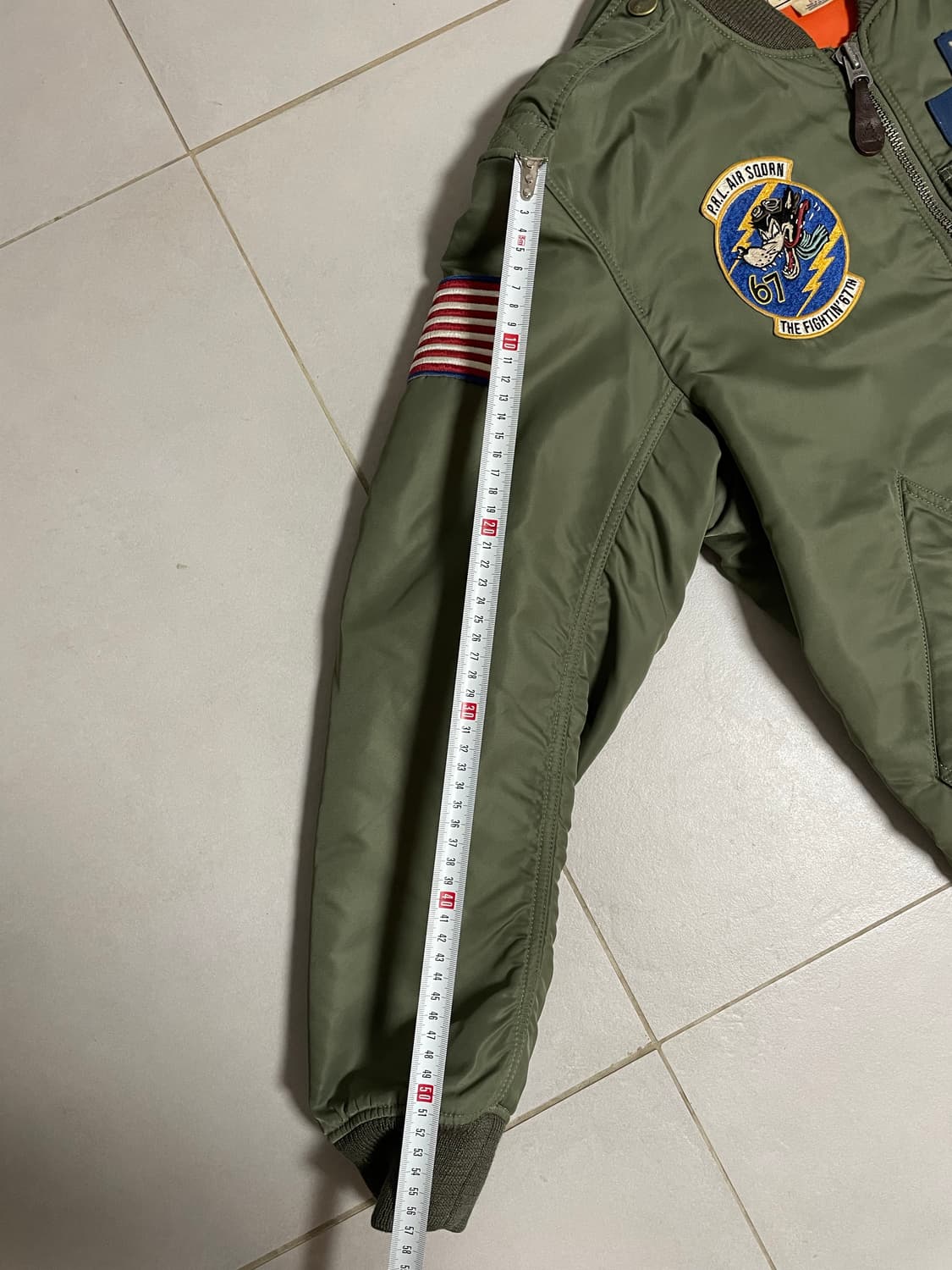 폴로 랄프로렌 L-2B 항공 점퍼 S 상품이미지9