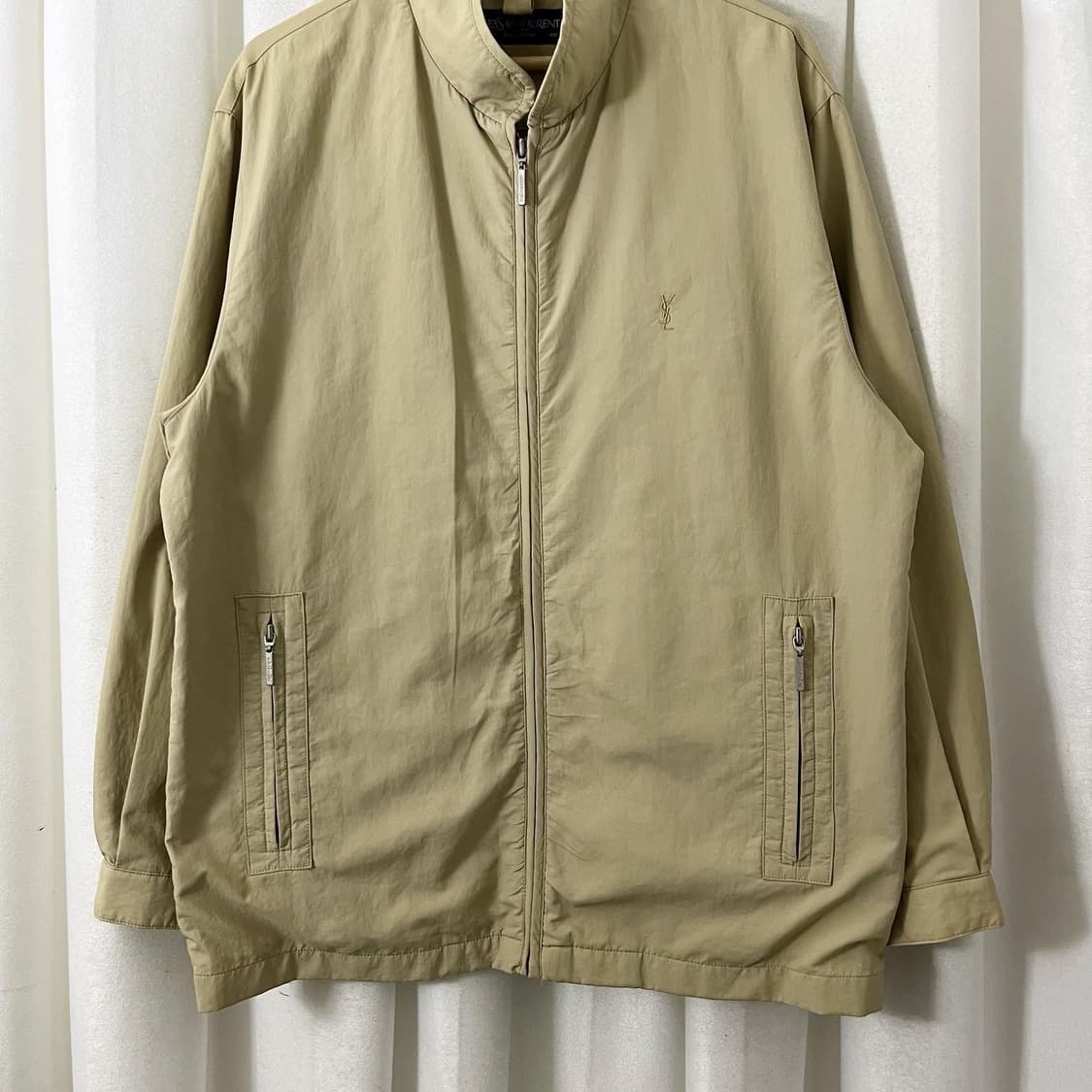 입생로랑 베이지 집업 자켓 상품이미지3