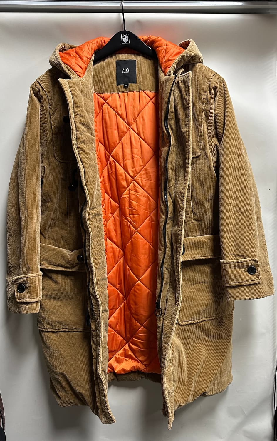 지오송지오 남성 코듀로이 후드 코트 105 상품이미지3