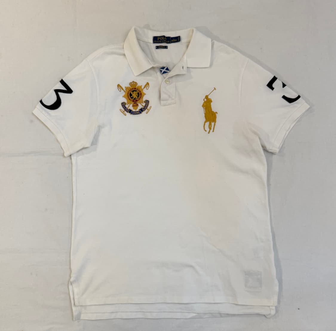 폴로 블랙와치 빅포니 치프키프 카라티 화이트 상품이미지1