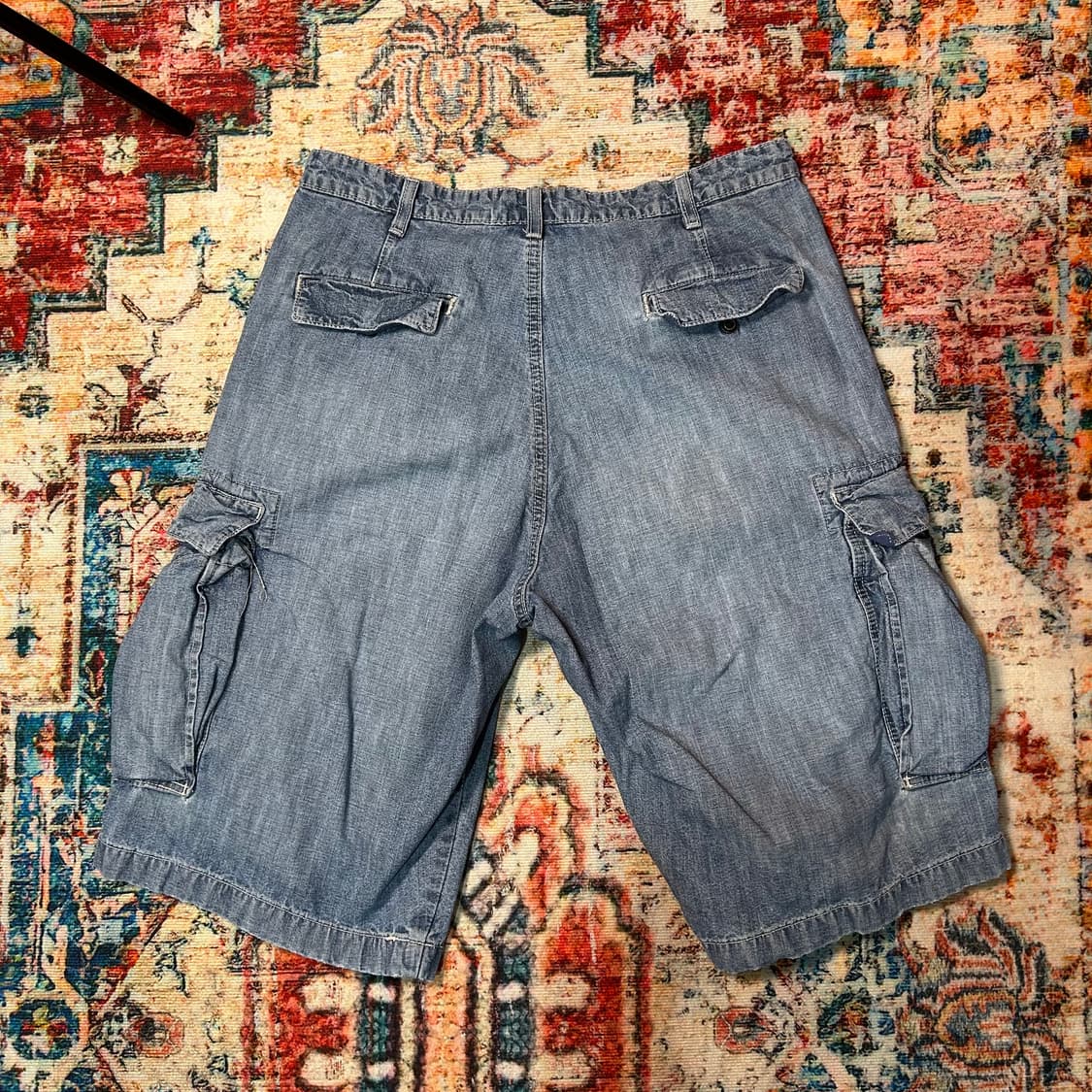 [33] 폴로 진 컴퍼니 데님 카고 버뮤다 팬츠 상품이미지2