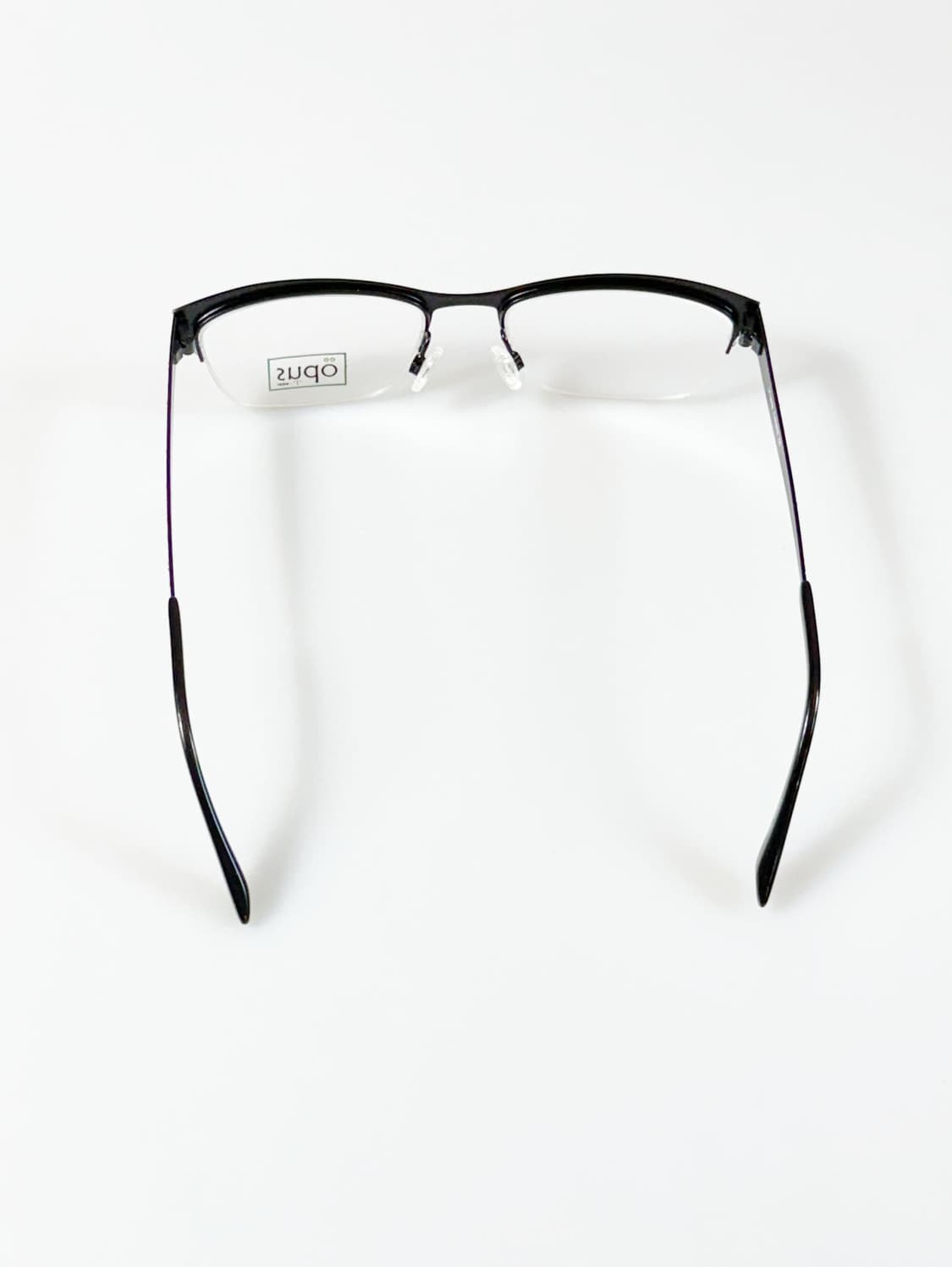 OPUS 글리터 스퀘어 반무테 빈티지 안경 상품이미지5