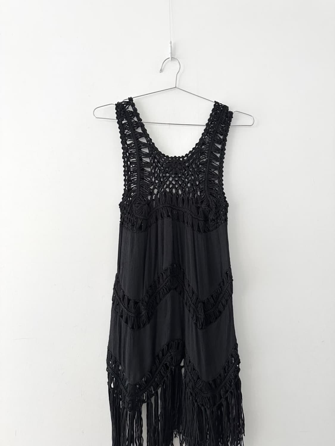 Wind dark punching sleeveless / black 상품이미지2