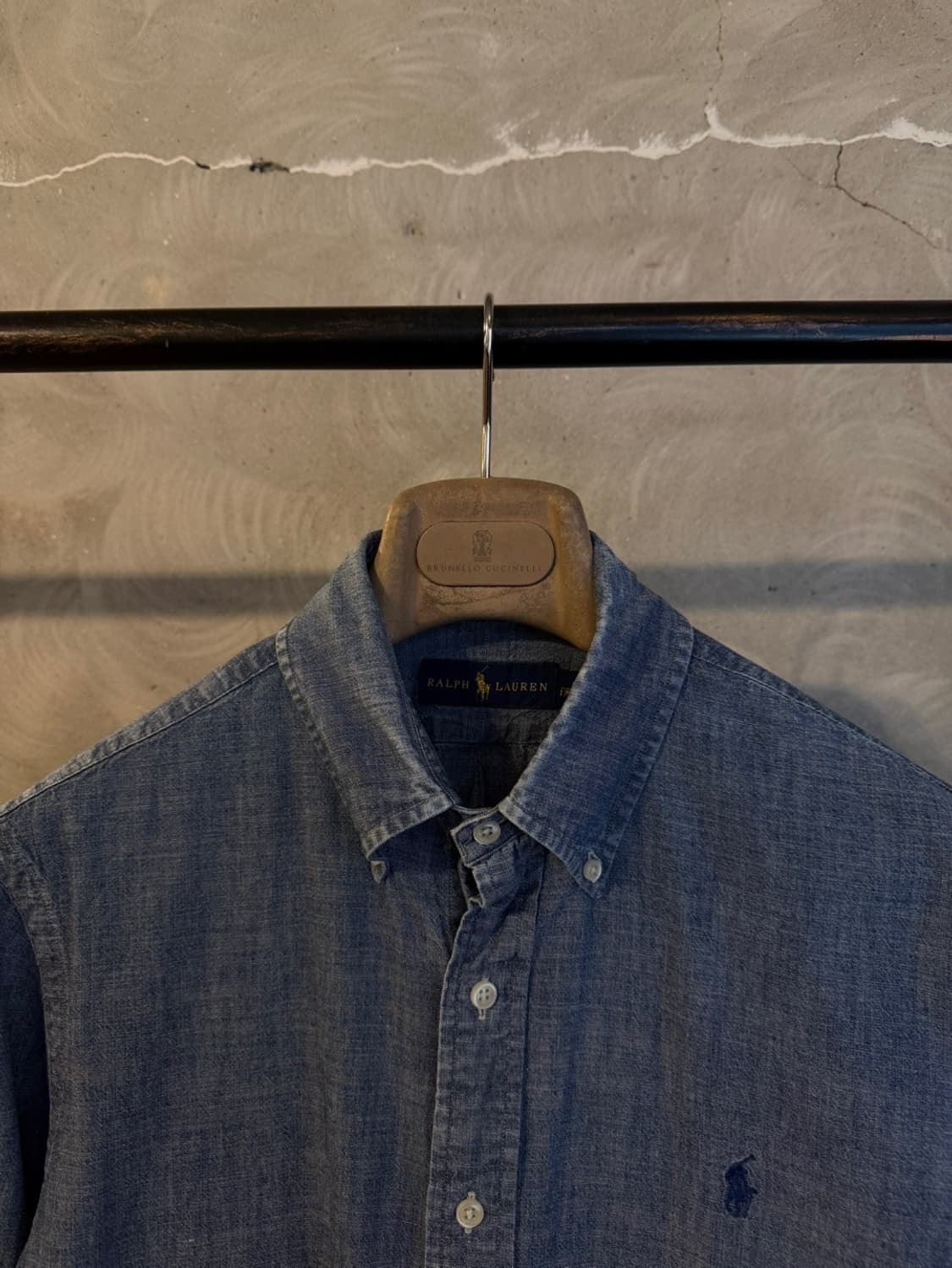 폴로 랄프로렌 샴브레이 버튼다운 셔츠 100 상품이미지2