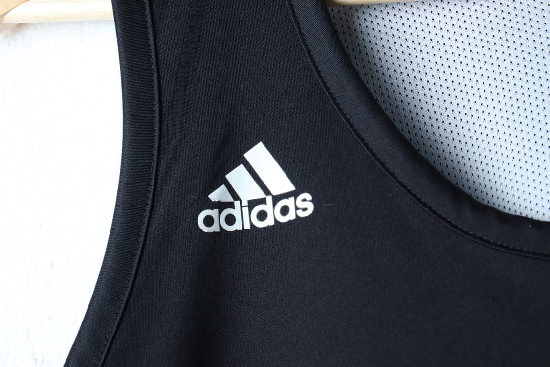 (L-XL) 아디다스 반팔 티셔츠 농구 민소매 기능성 블랙-H30607 상품이미지5