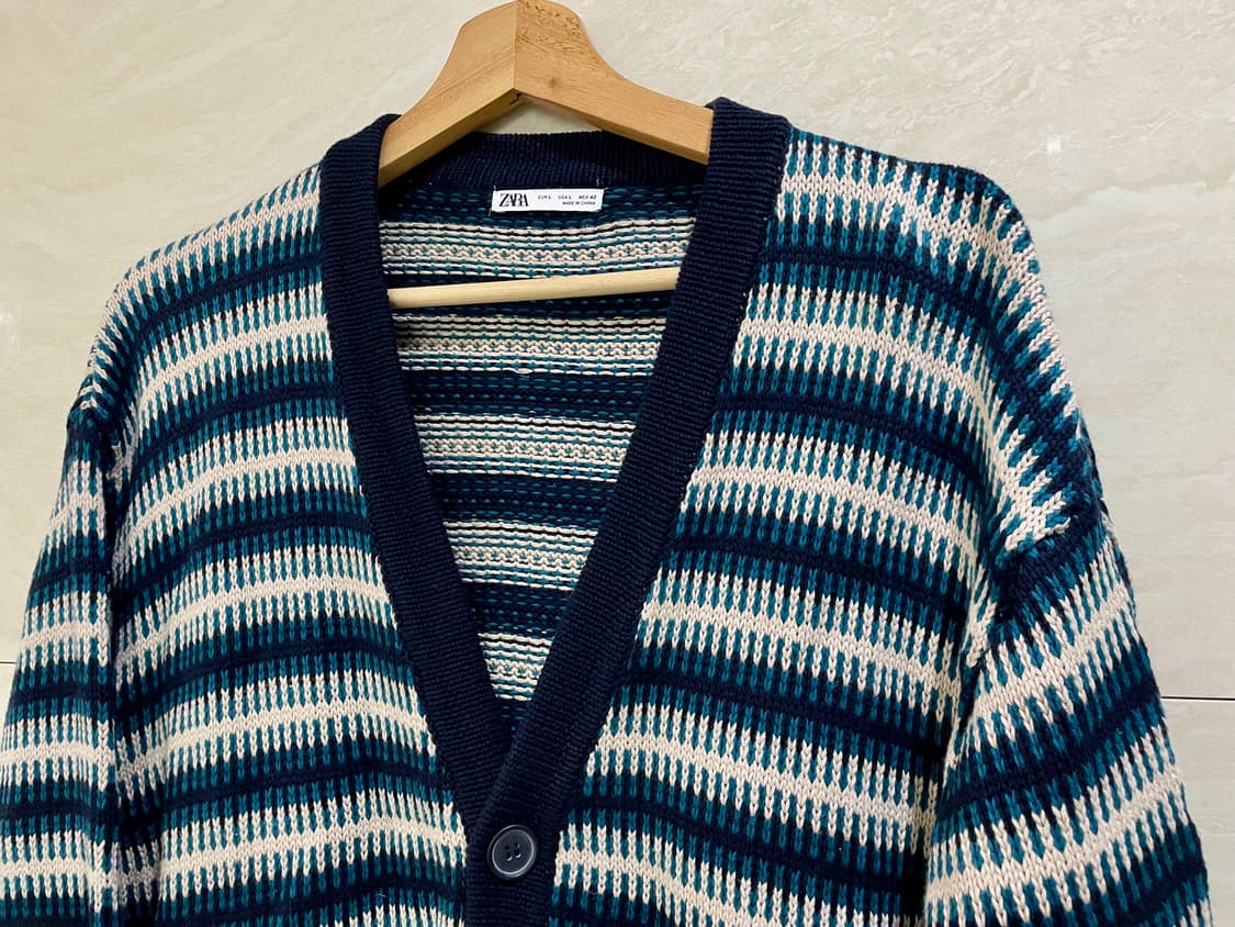 자라 / 스트라이프 가디건, 남성 가디건 / L(105) 상품이미지3