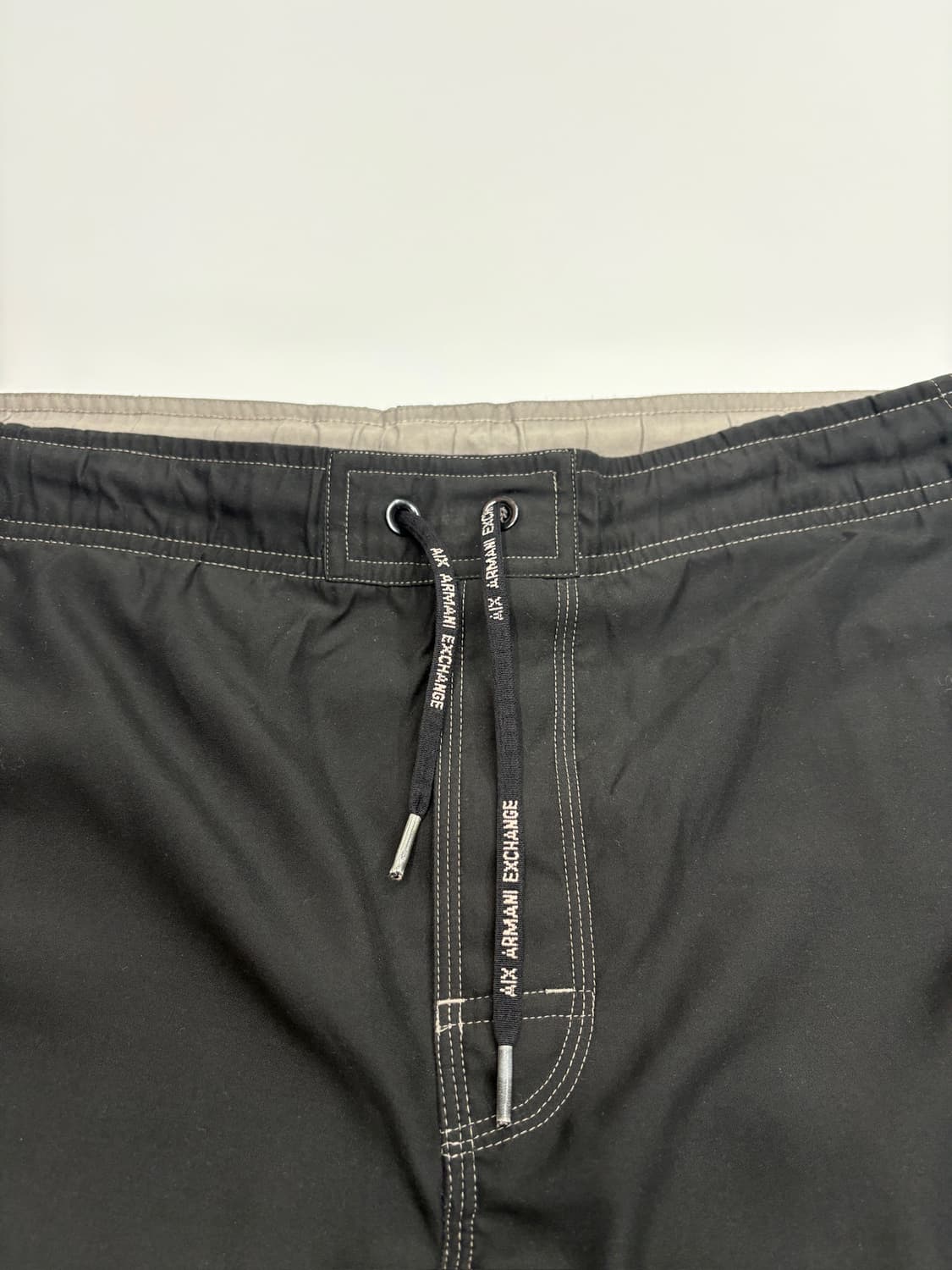 Armani Exchange 아르마니 익스체인지 블랙 밴딩 카고 반바지 상품이미지3