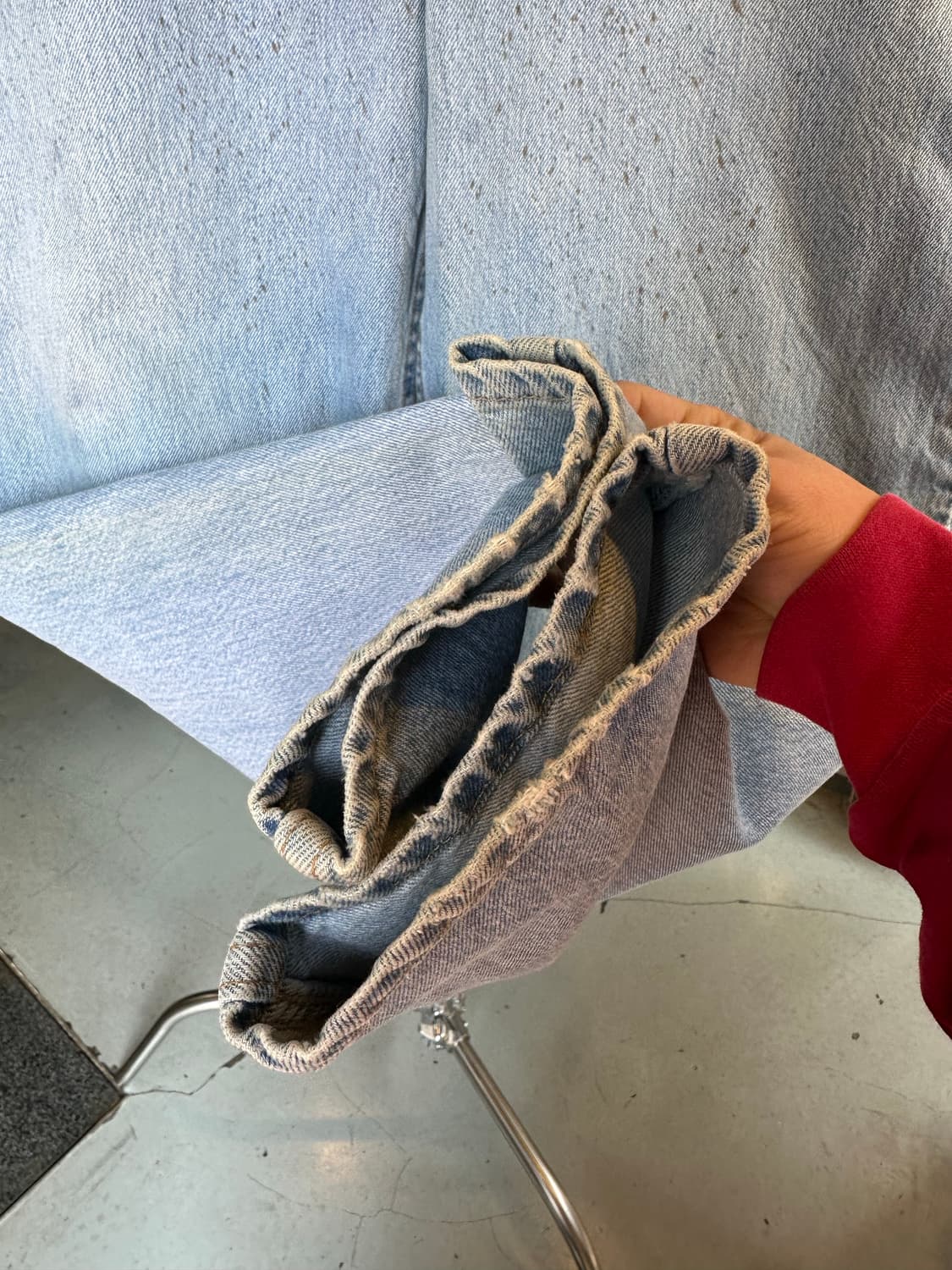 90s 리바이스560 데님 팬츠 36x30 made in usa 상품이미지5