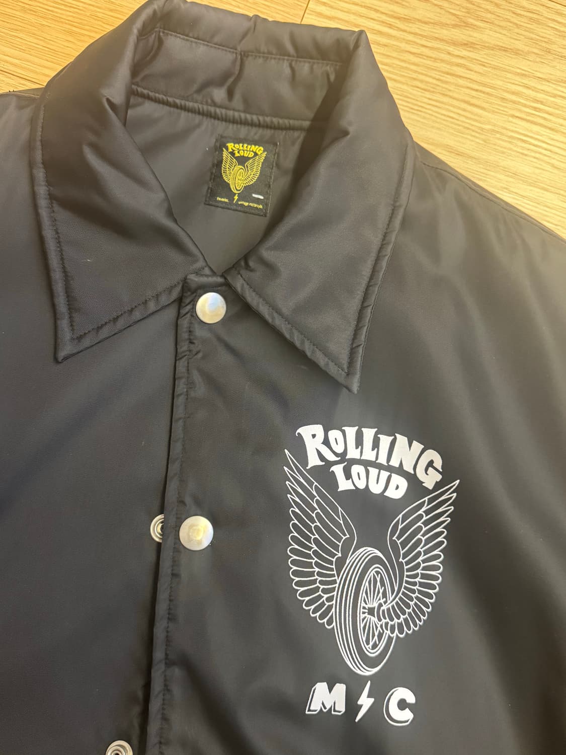 롤링라우드 코치자켓 블랙 0사이즈 블라인드파일즈 상품이미지2