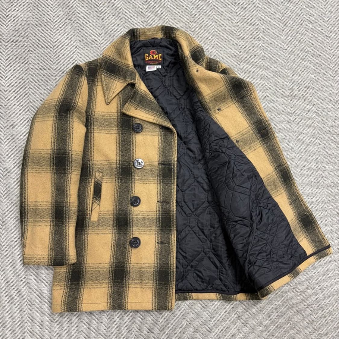 usa 체크 피코트 v1830 상품이미지5