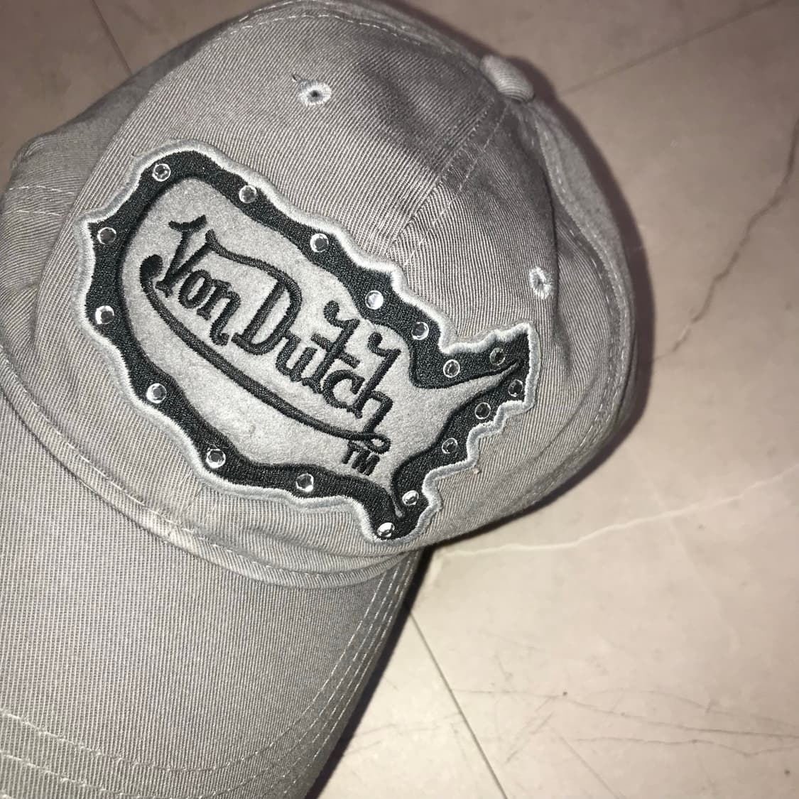 VonDutch 본더치 y2k 갸루 큐빅 볼캡 상품이미지2