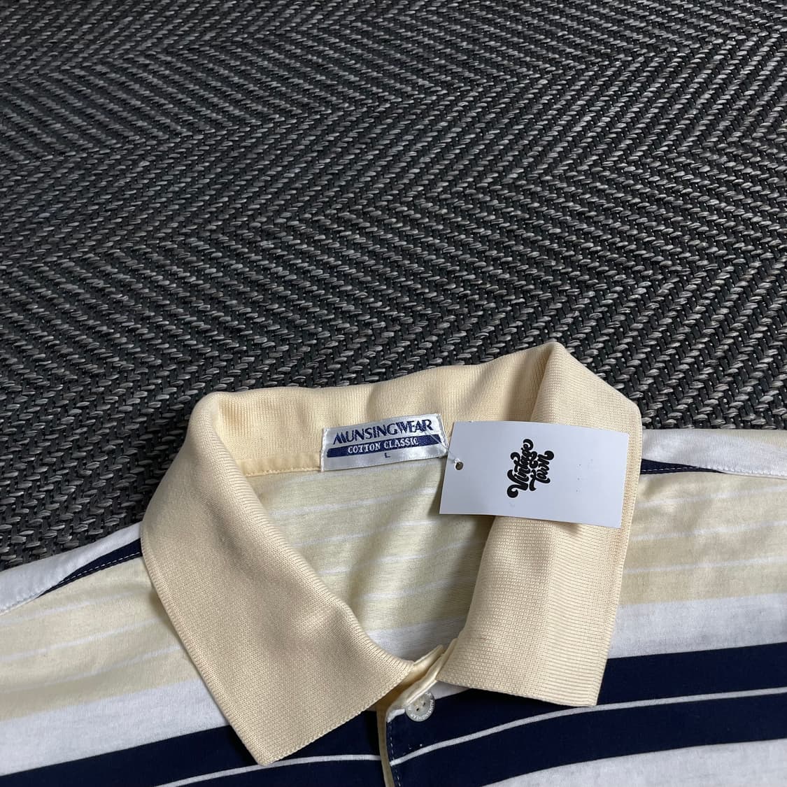 먼싱웨어 아카이브 단가라 피케이 티셔츠o 3674 상품이미지4