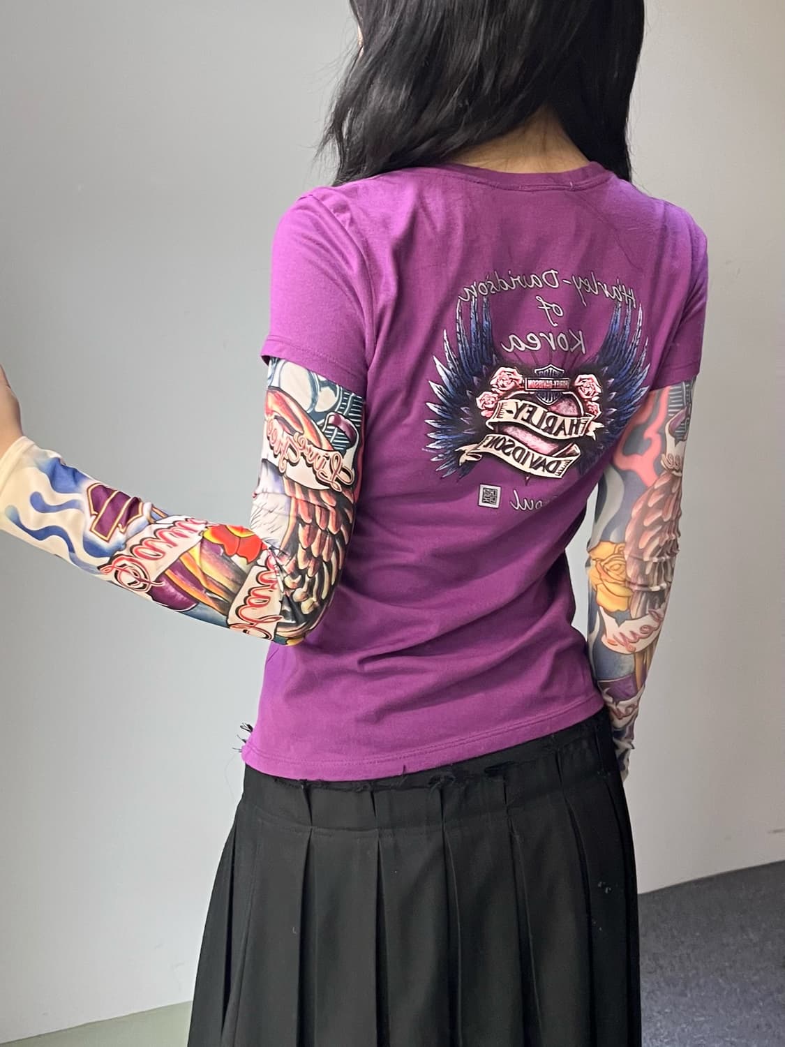 할리데이비슨 타투 암 워머 롱슬리브 상품이미지3