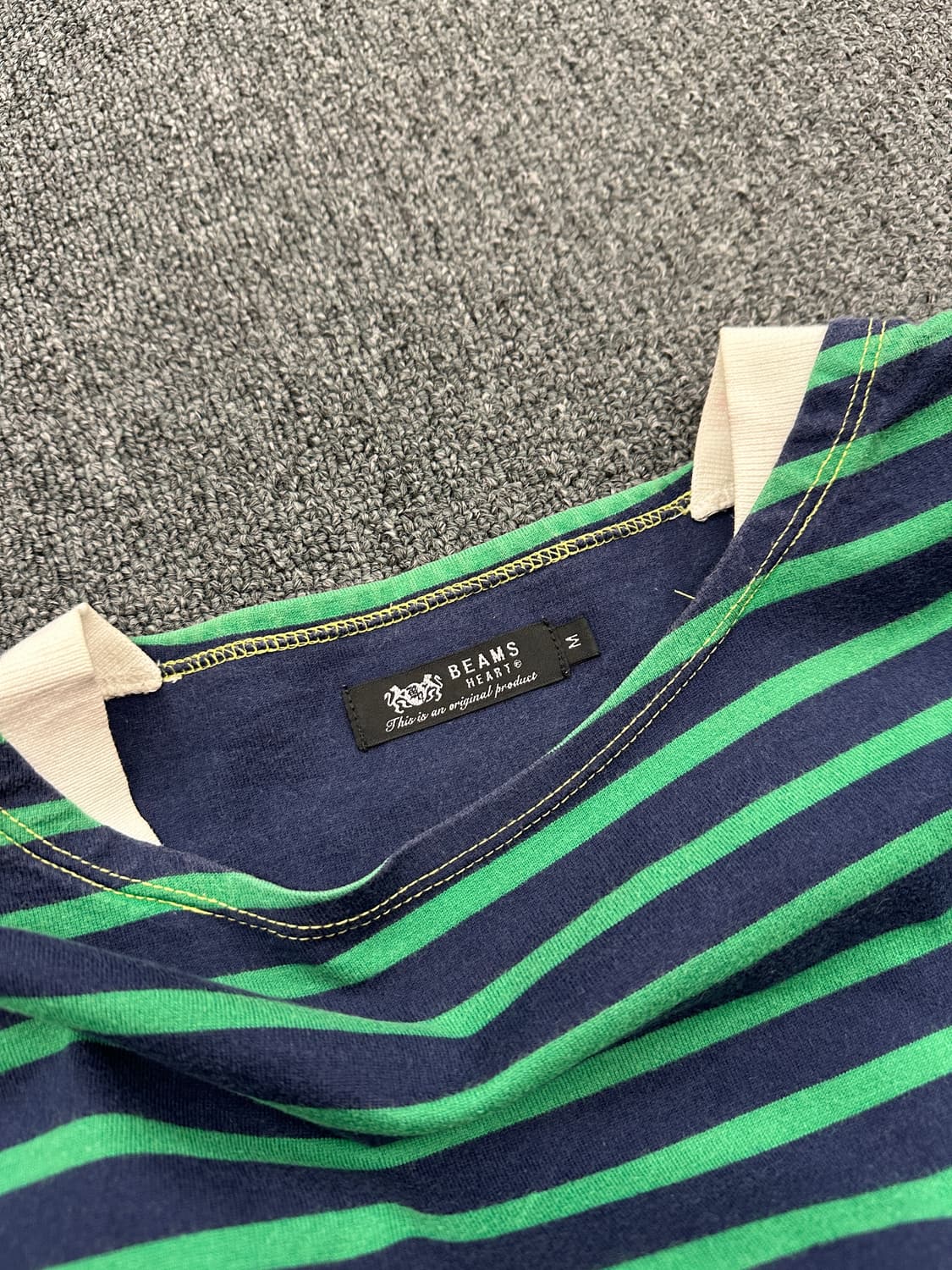 M) BEAMS HEART 스트라이프 롱슬리브 긴팔티셔츠 상품이미지3