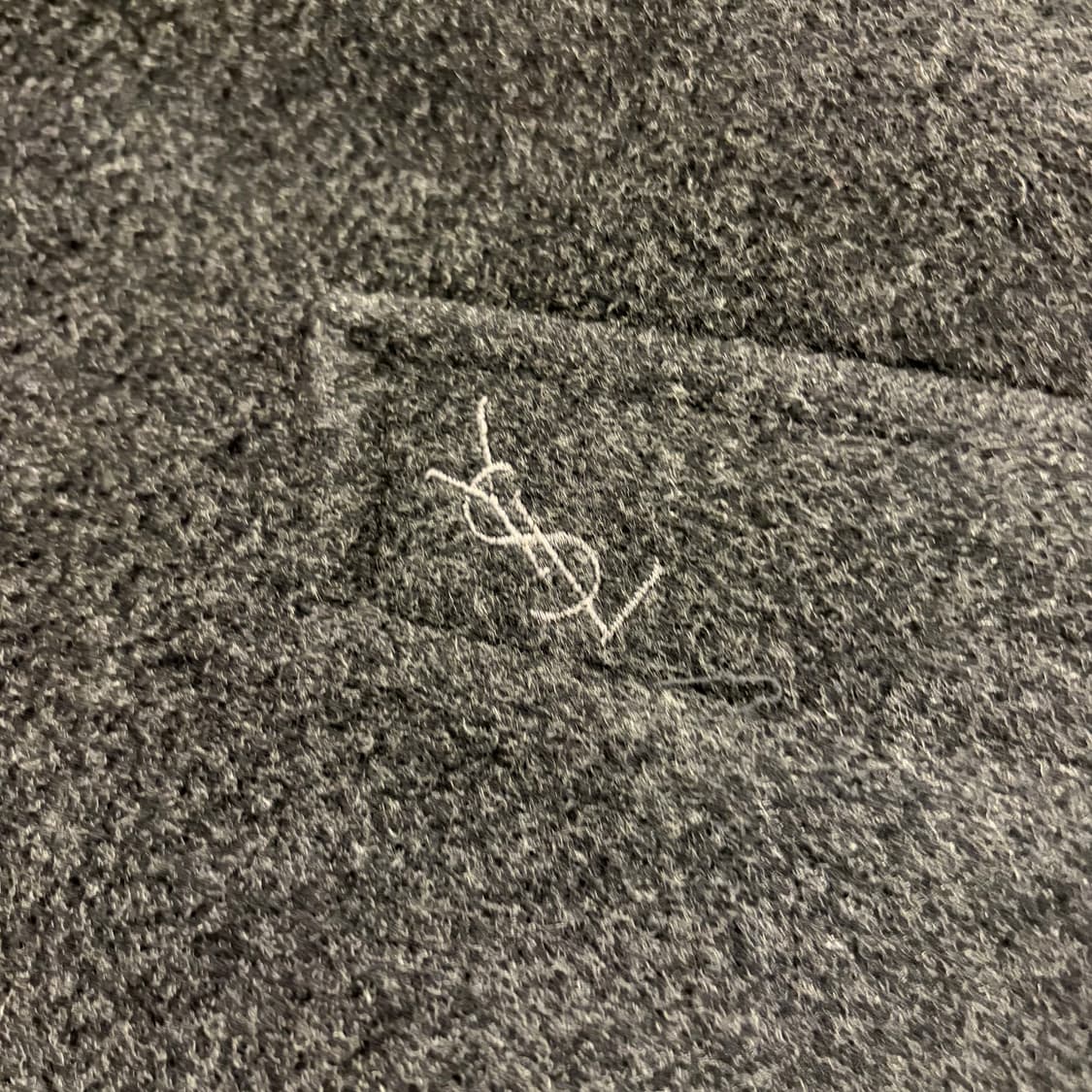 [90] 입생로랑 뿌르 옴므 모직 울 블랙 봄버 블루종 자켓 B789 상품이미지4