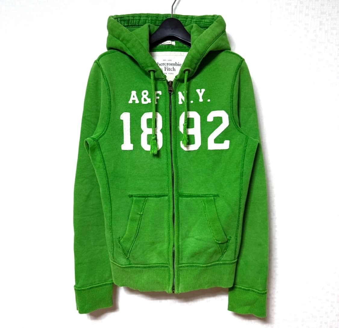 💚아베크롬비 대대장 1982 그린 후드집업💚 상품이미지1